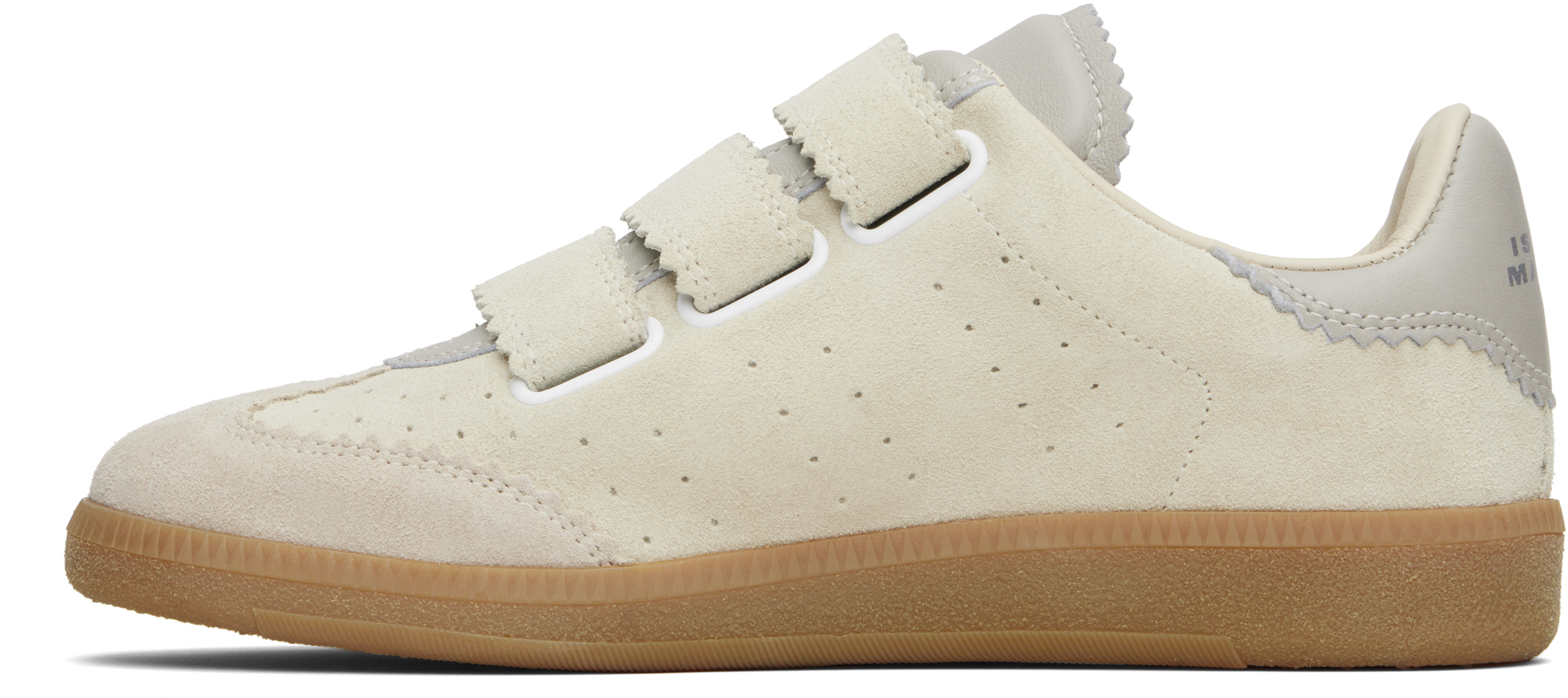 Isabel Marant Beige Beth Sneakers In White