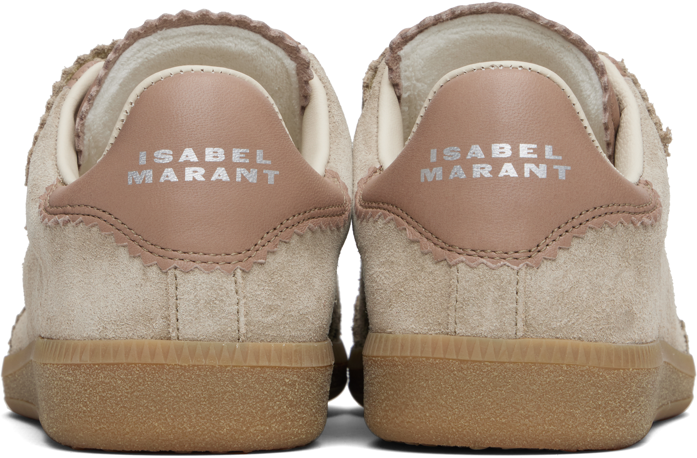 Isabel Marant Taupe Beth Sneakers In Brown