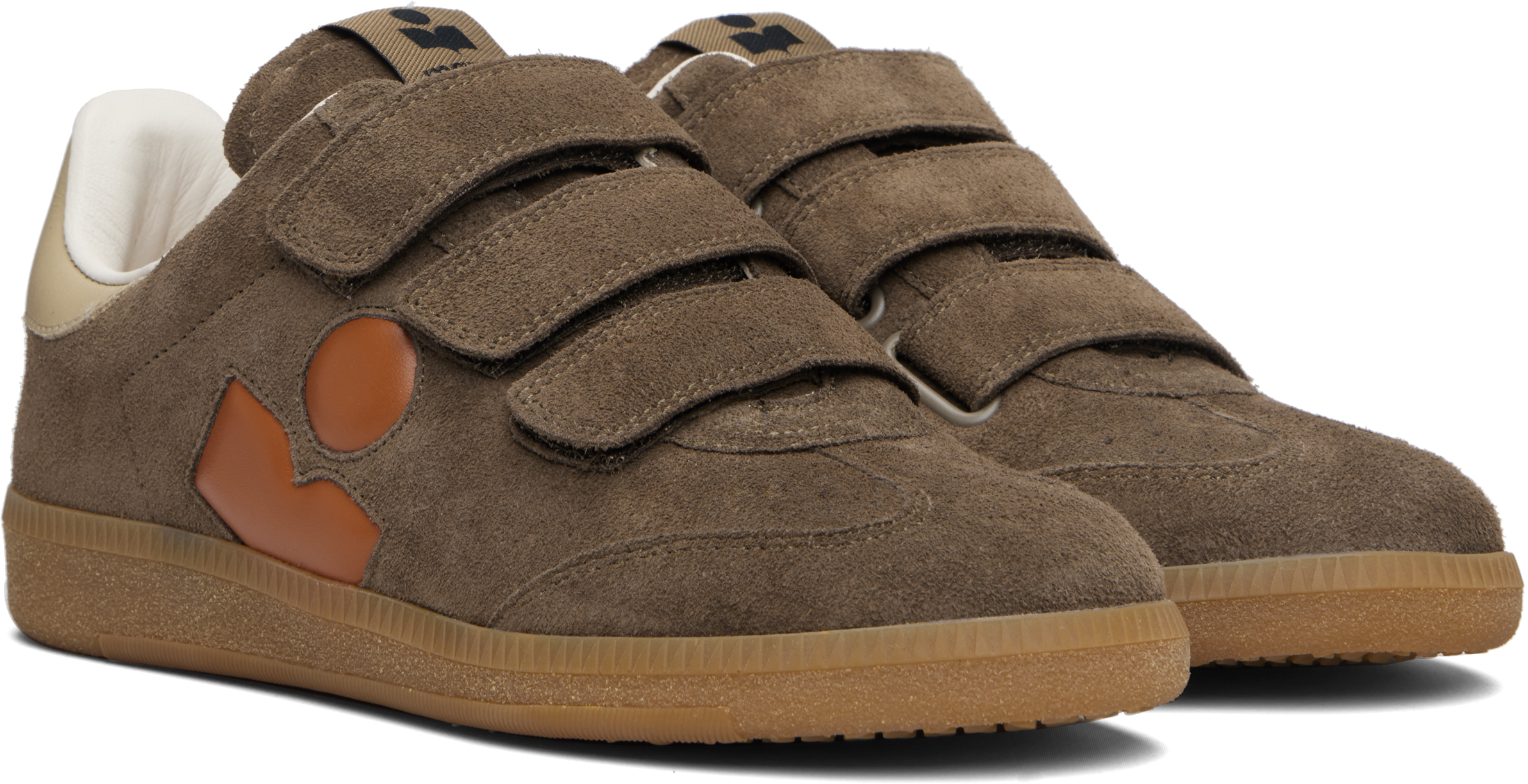 Isabel Marant Khaki Beth Sneakers In Brown