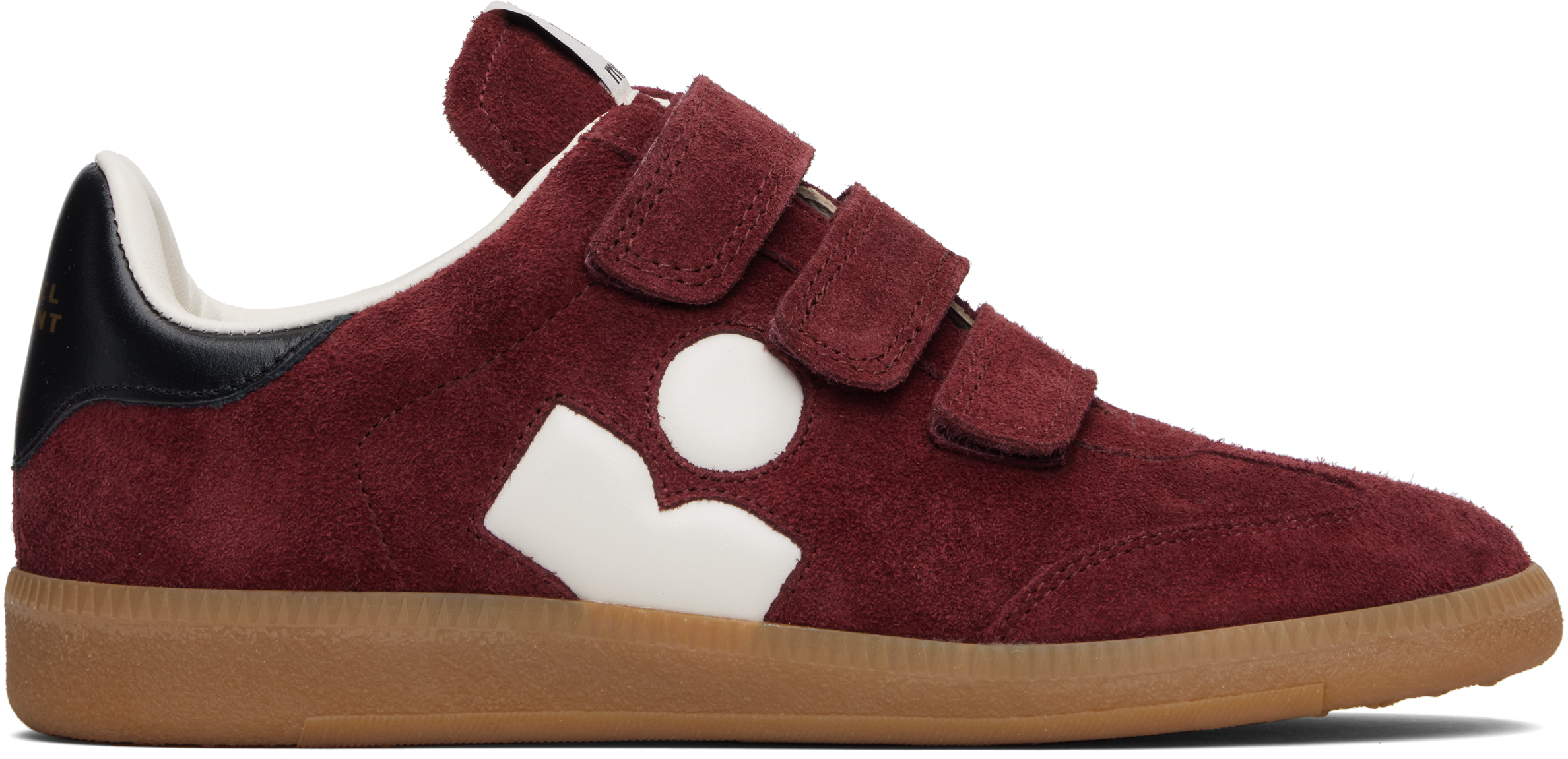 Isabel Marant Burgundy Beth Sneakers In Burgundy