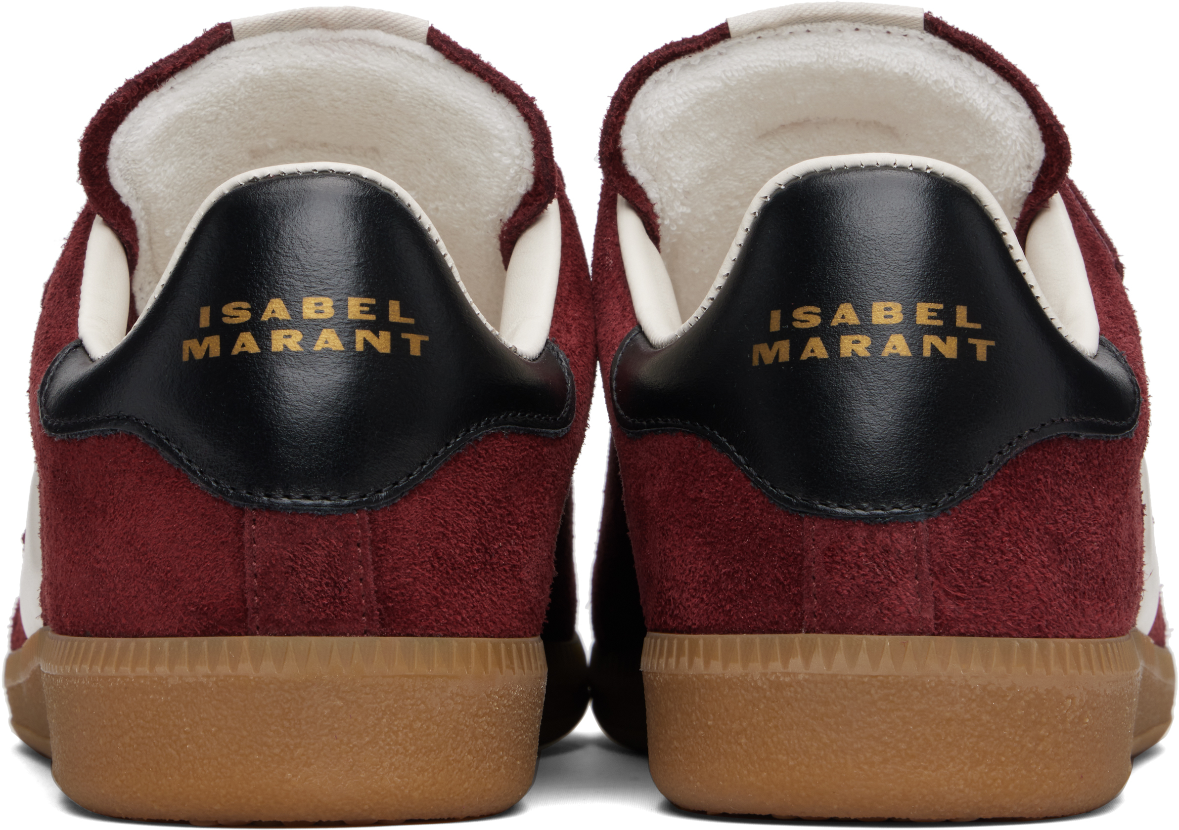Isabel Marant Burgundy Beth Sneakers In Burgundy
