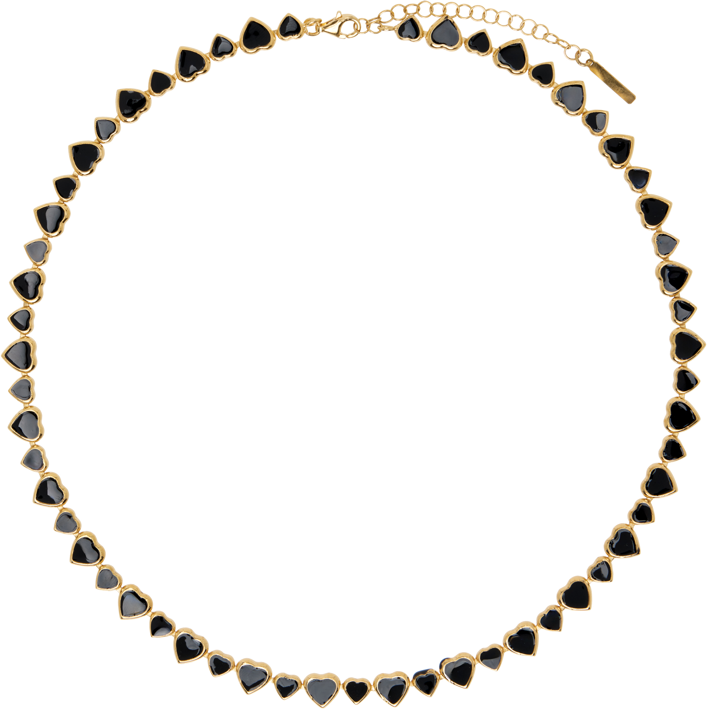 Ernest W Baker Hearts Necklace In Brown