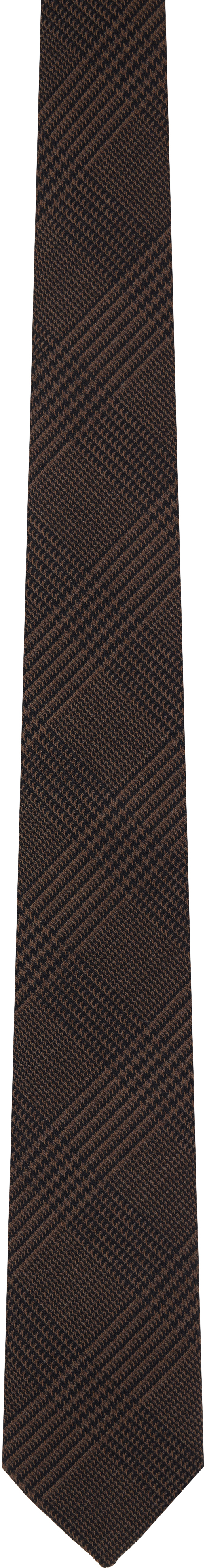 Brown & Black Classic Tie