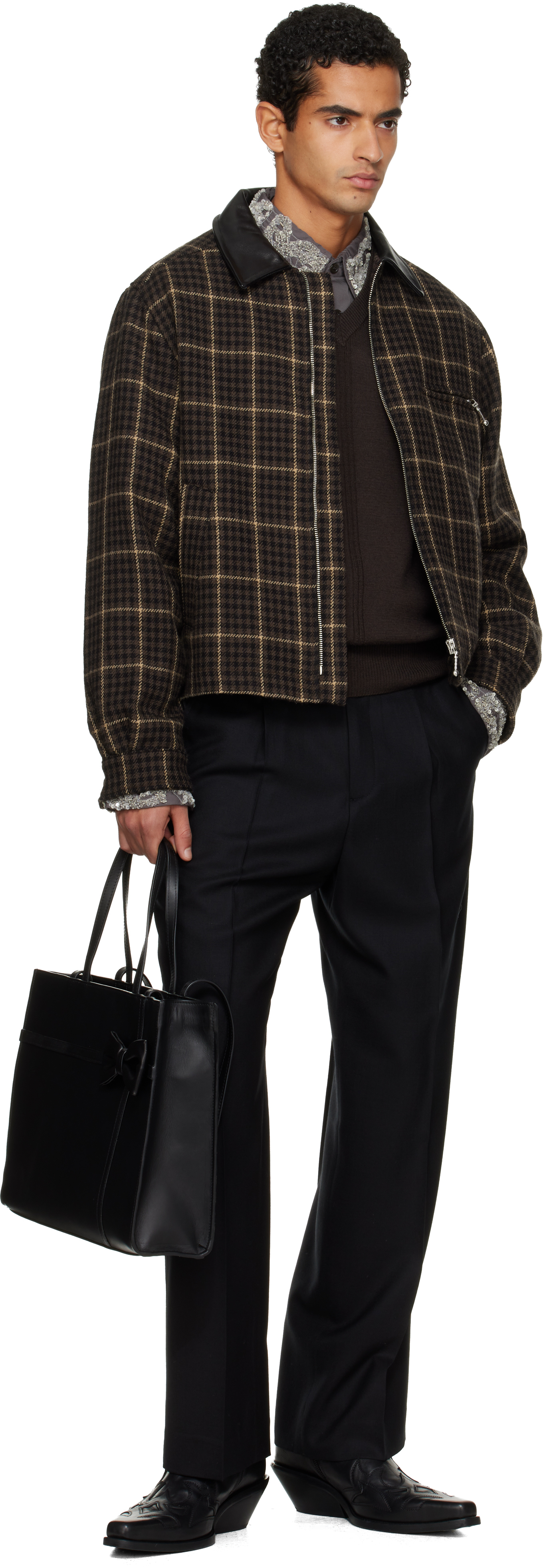 Ernest W Baker Black Present Tote In Black