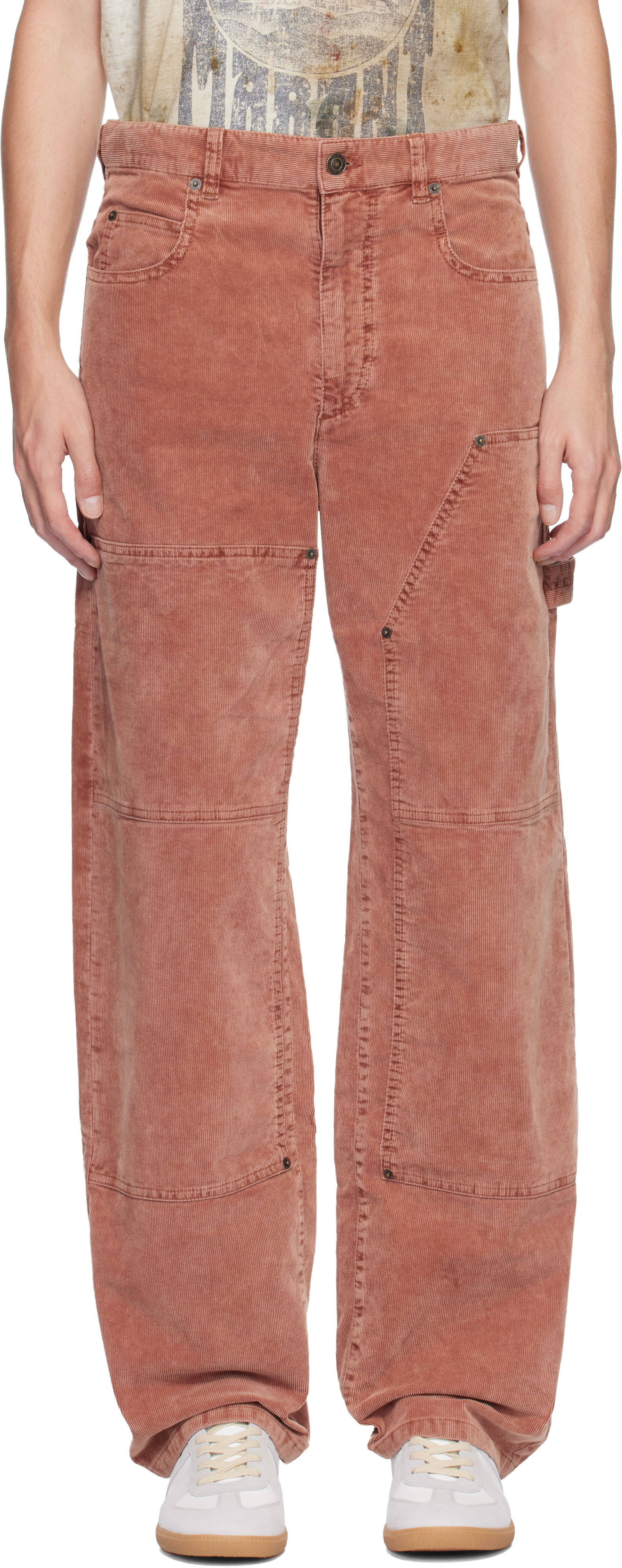 Isabel Marant Lorson Pants In Pink