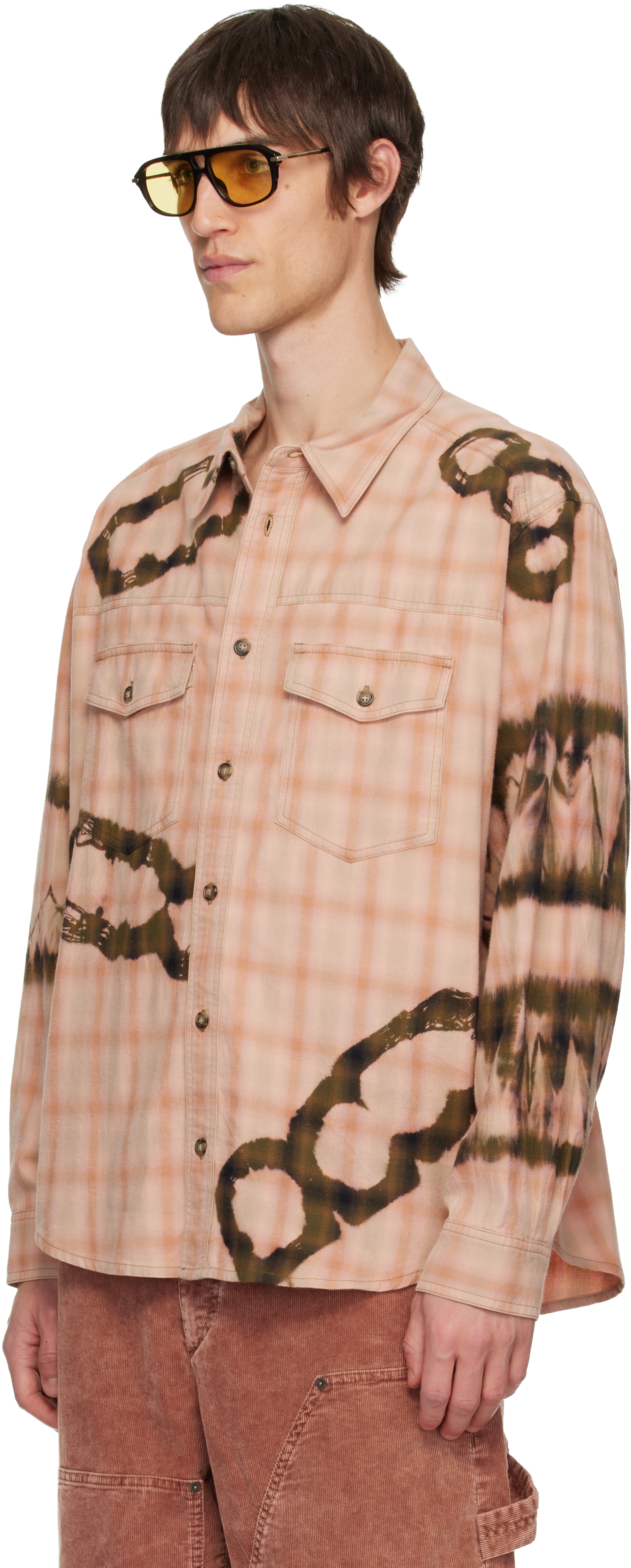 Isabel Marant Pink Suli Shirt In Multi