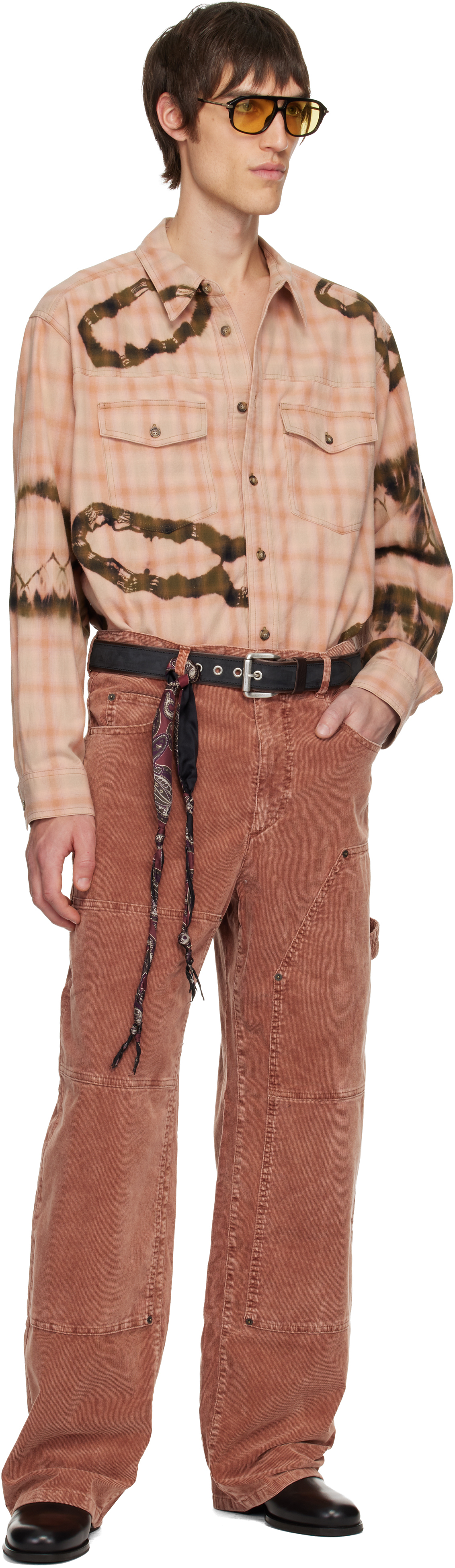 Isabel Marant Pink Suli Shirt In Multi