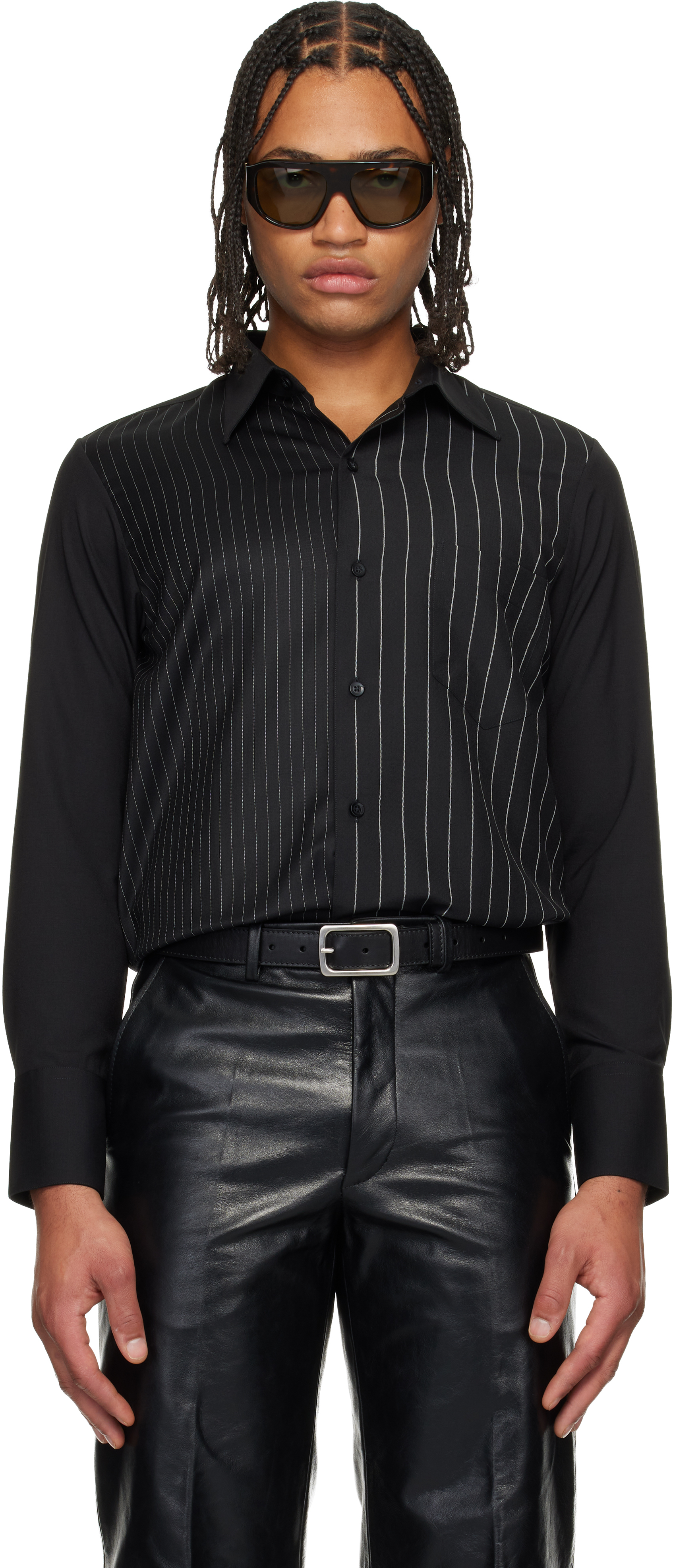 Ernest W Baker Black Classic Shirt In Black