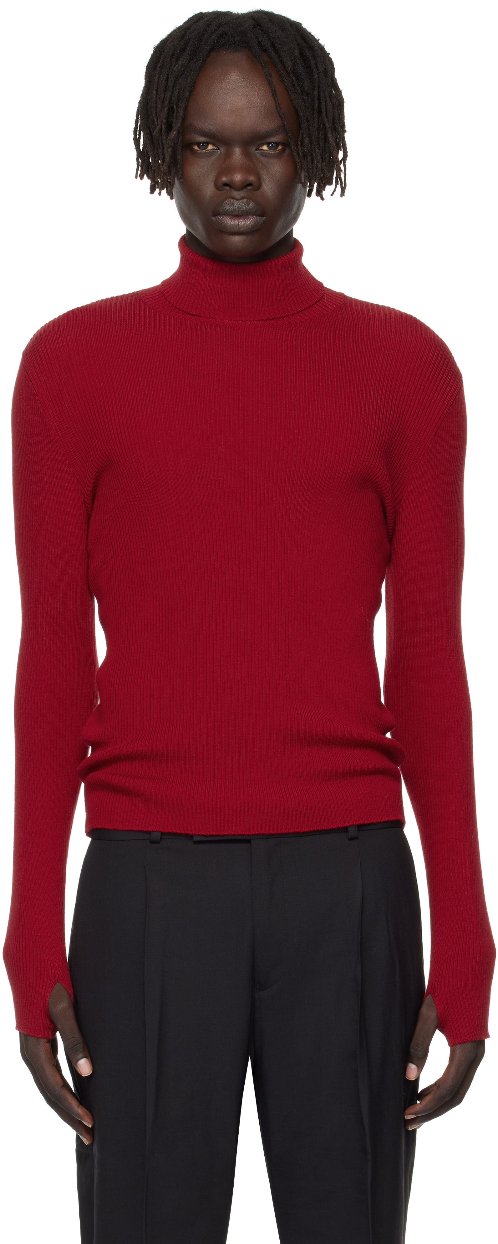 ernest-w-baker-red-ribbed-