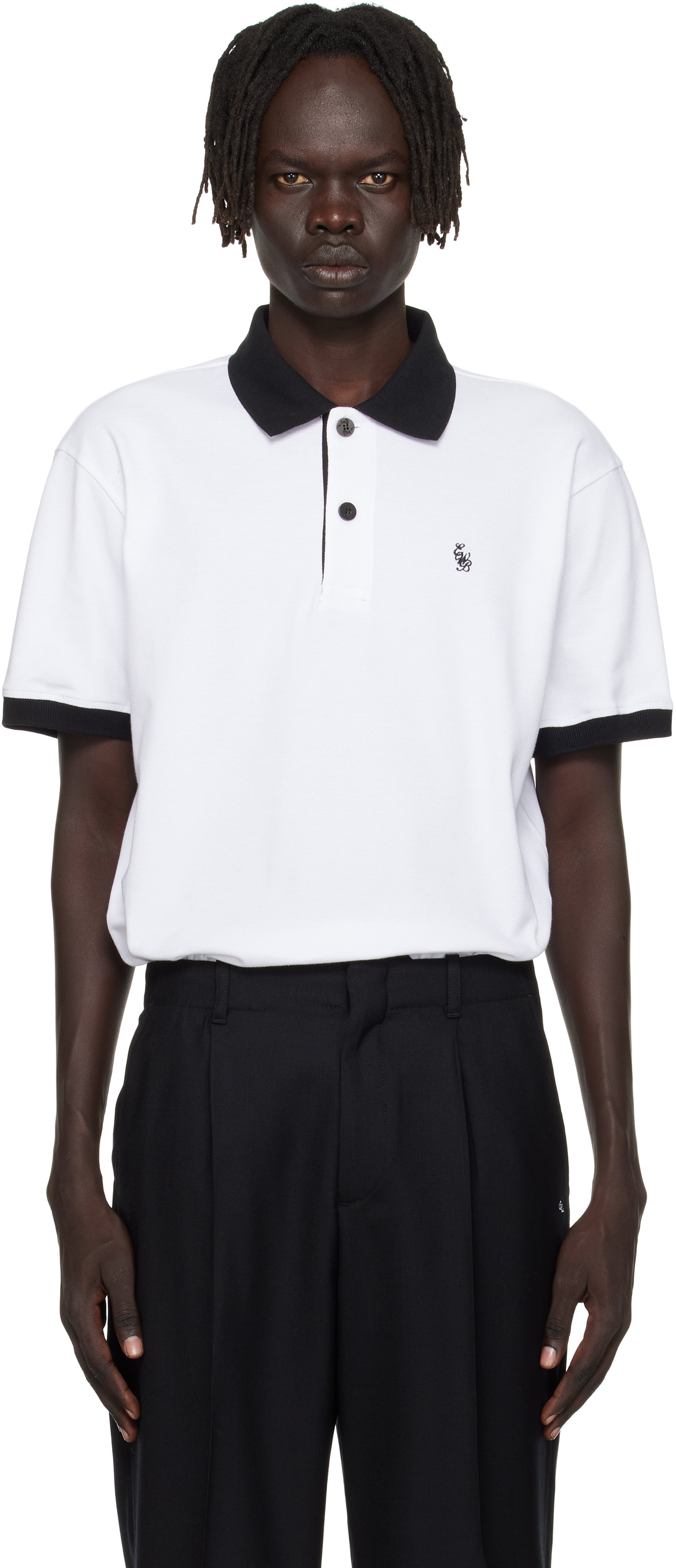 ERNEST W. BAKER 22SS ニットポロ Ernest W. Baker polos for Men | SSENSE