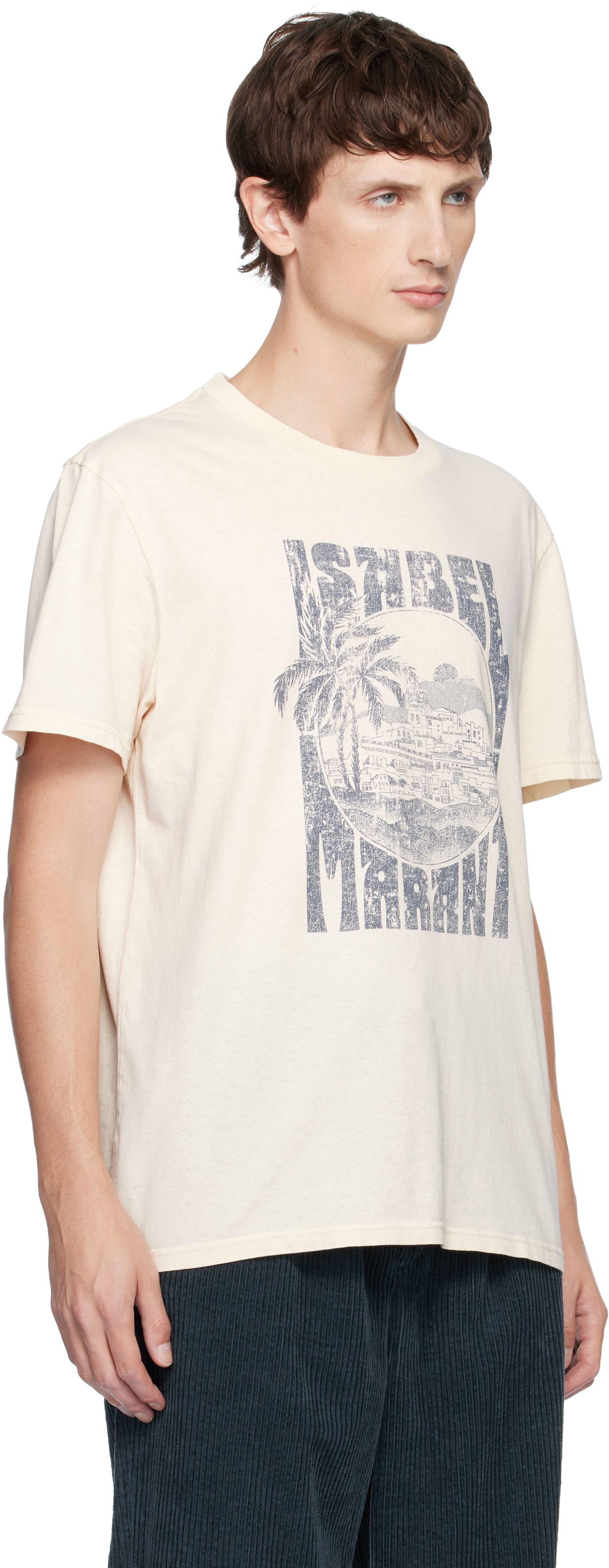 Isabel Marant Beige Honore T-shirt In White