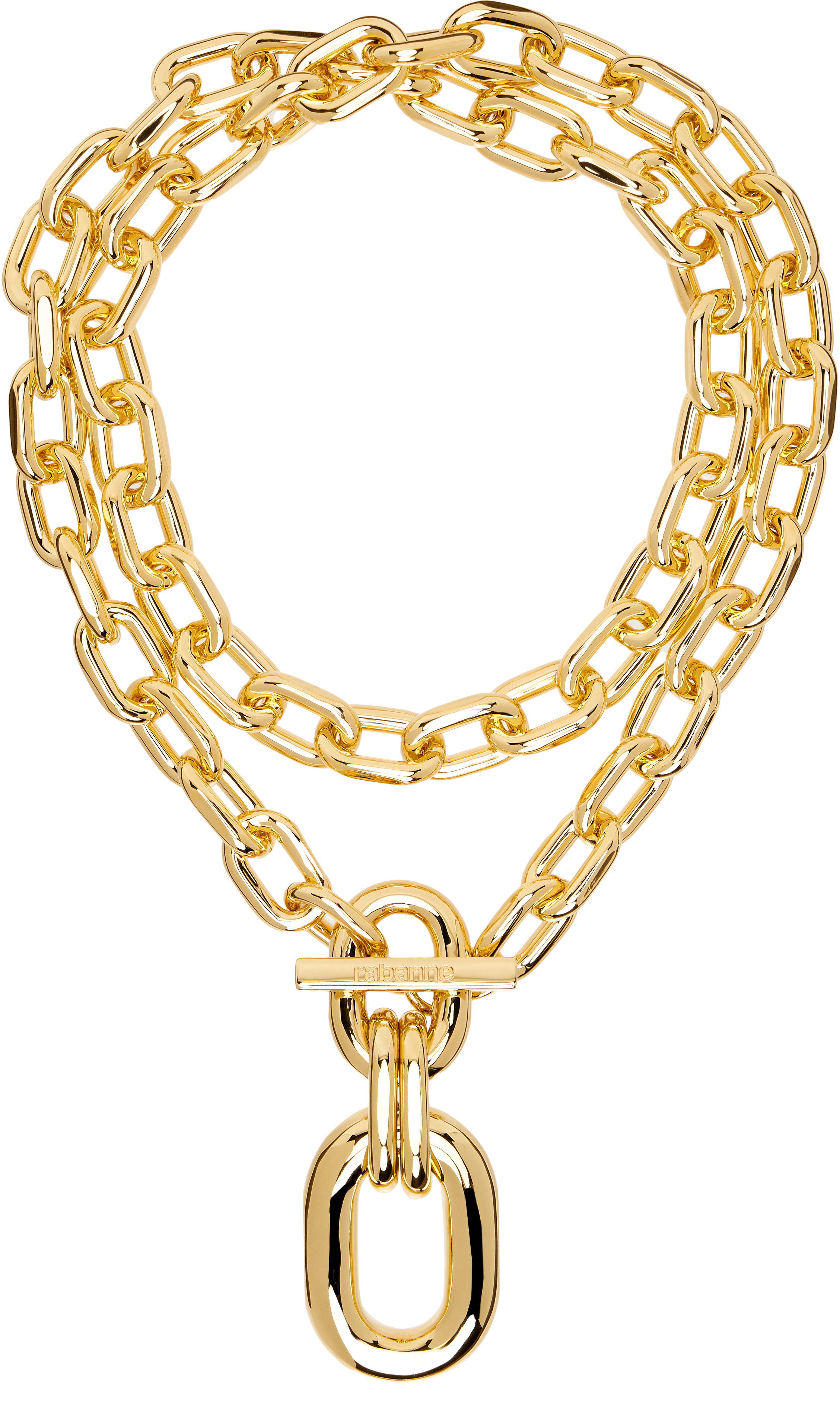 Double XL Link Pendant Necklace