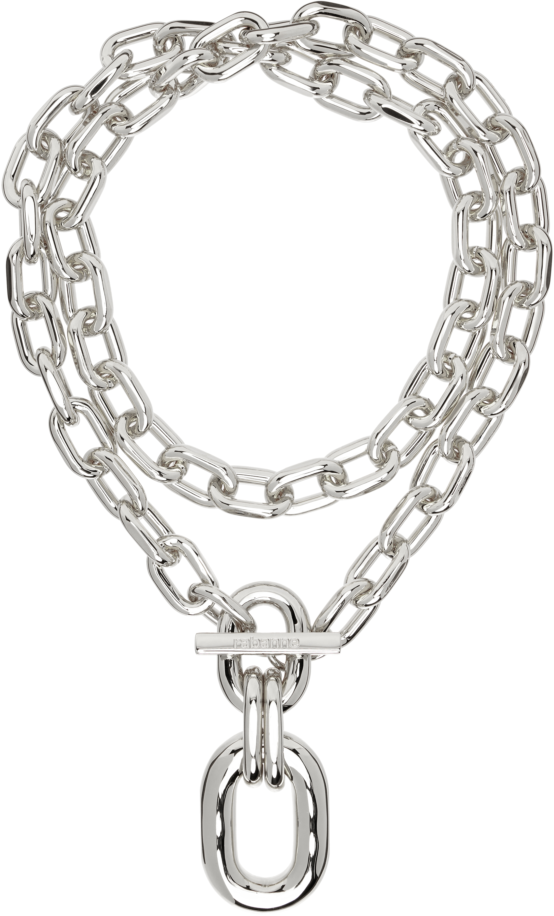 Silver Double XL Link Necklace
