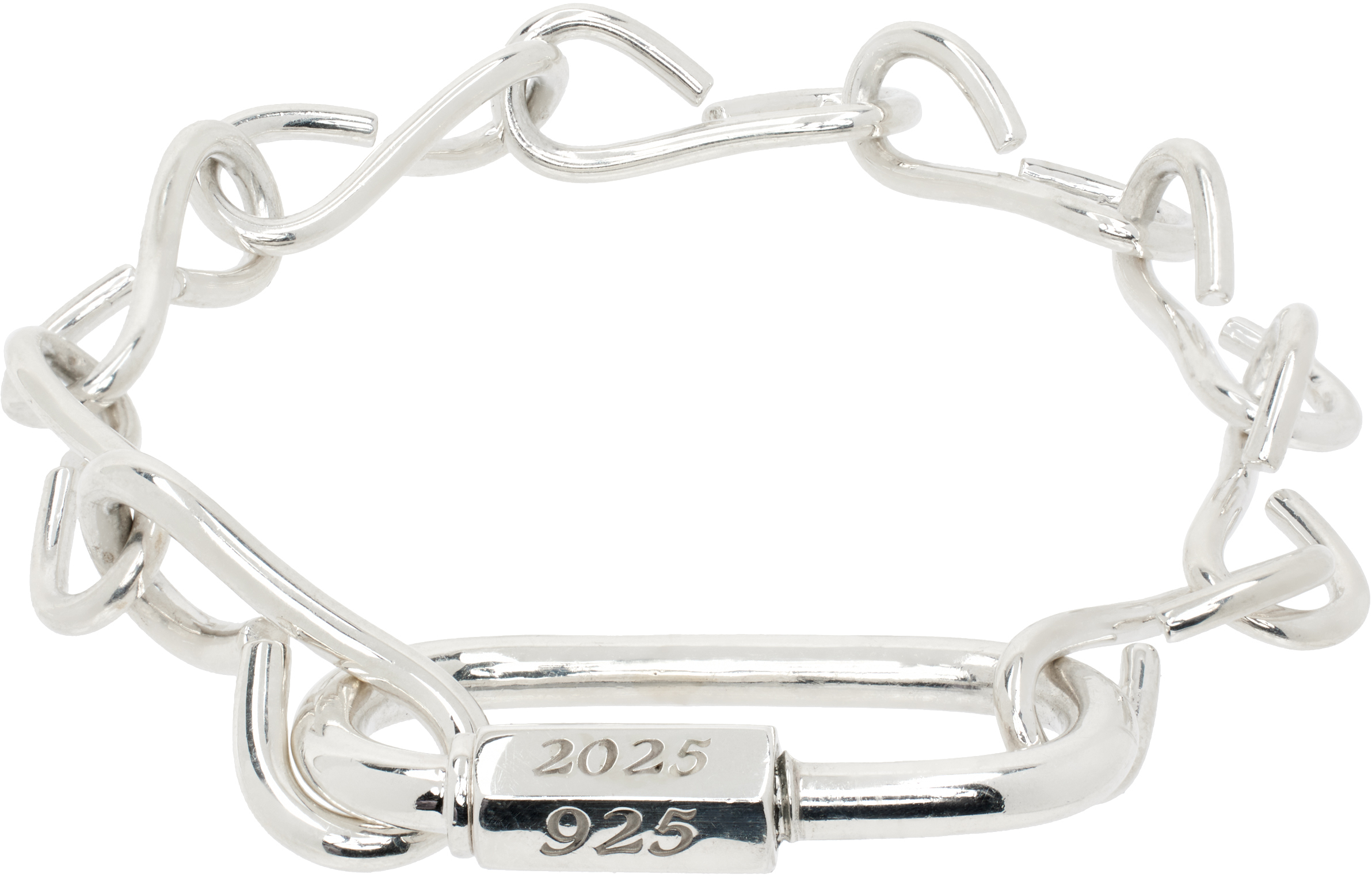Silver S Chain No.12 Bracelet