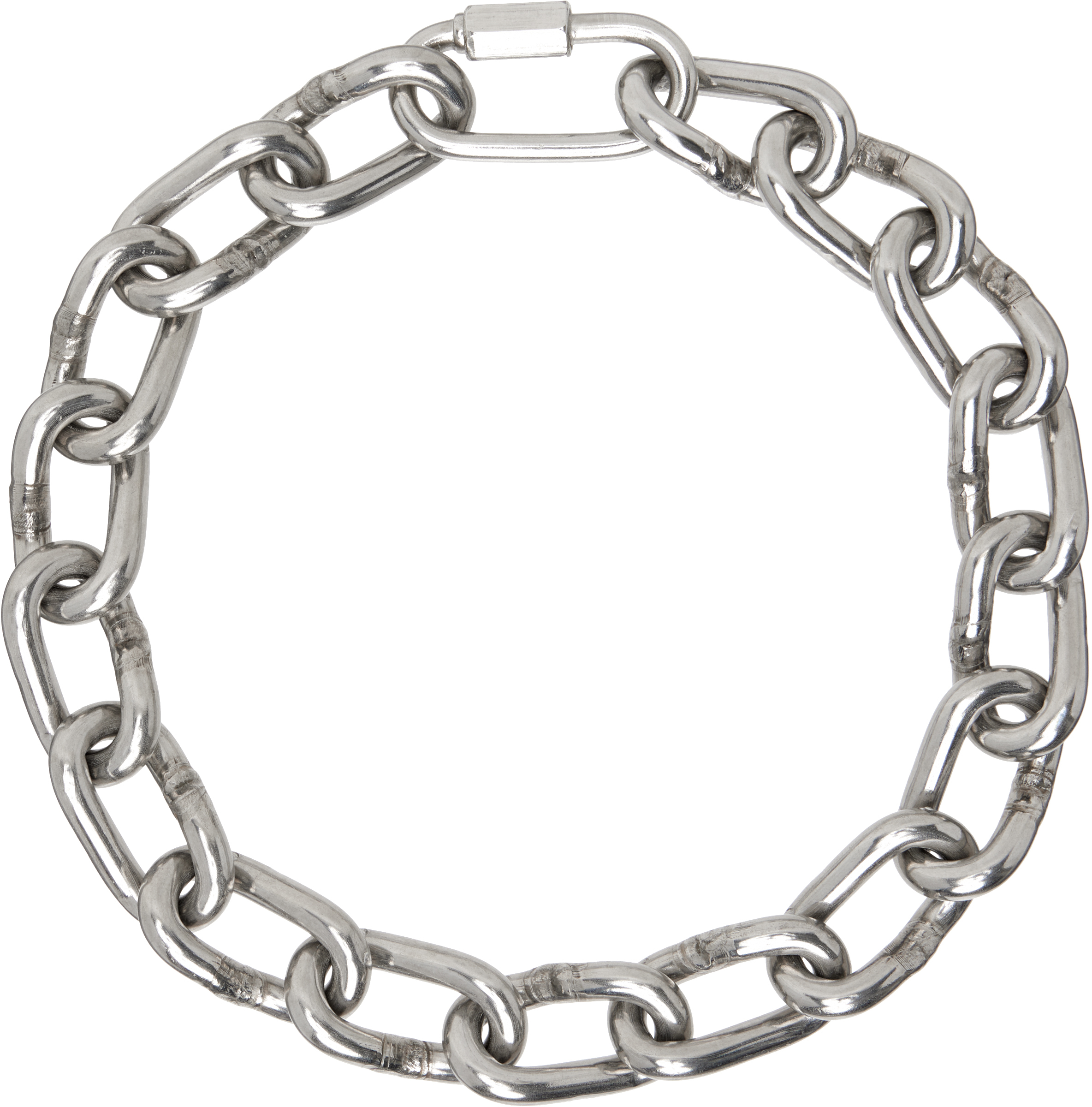 Silver #2/0 Machine Chain Necklace