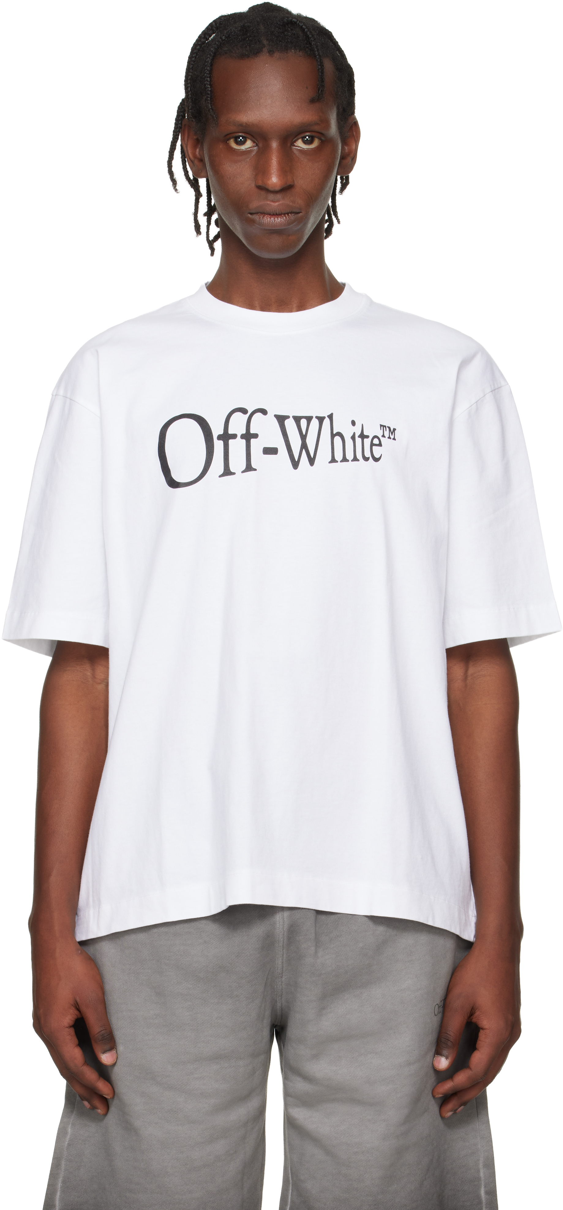 Off-Whiteのホワイト Run Arrow Skate Tシャツがセール中