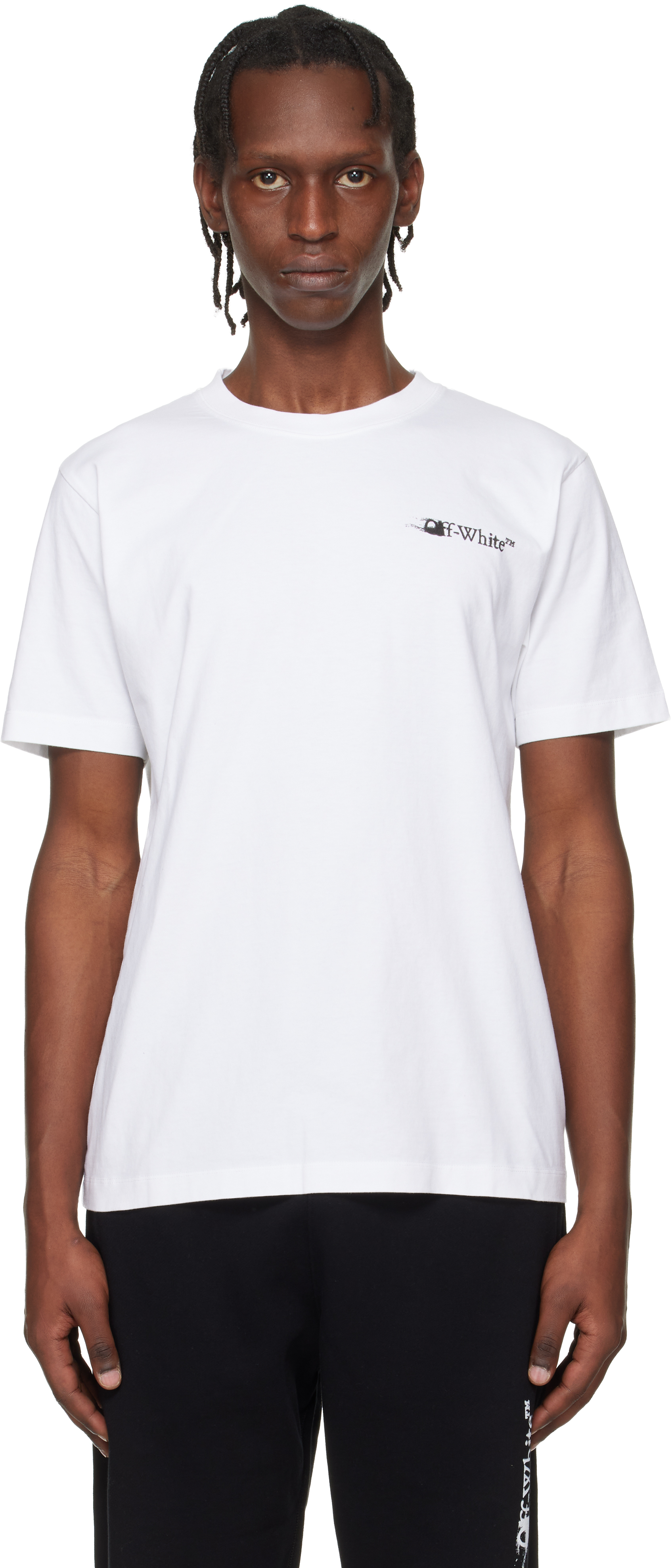 Off-Whiteのホワイト Ink Arrow Slim Logo Tシャツがセール中