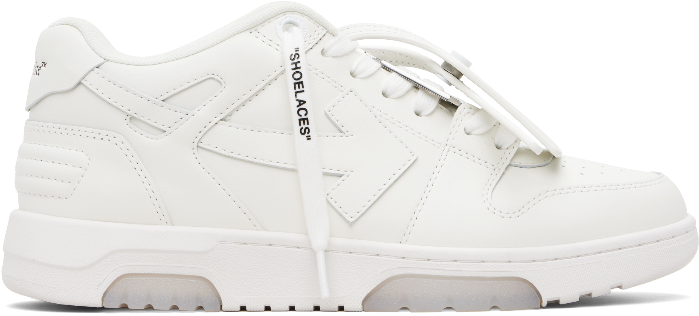 Off-Whiteのホワイト Out Of Office Metallic Hardware スニーカーが