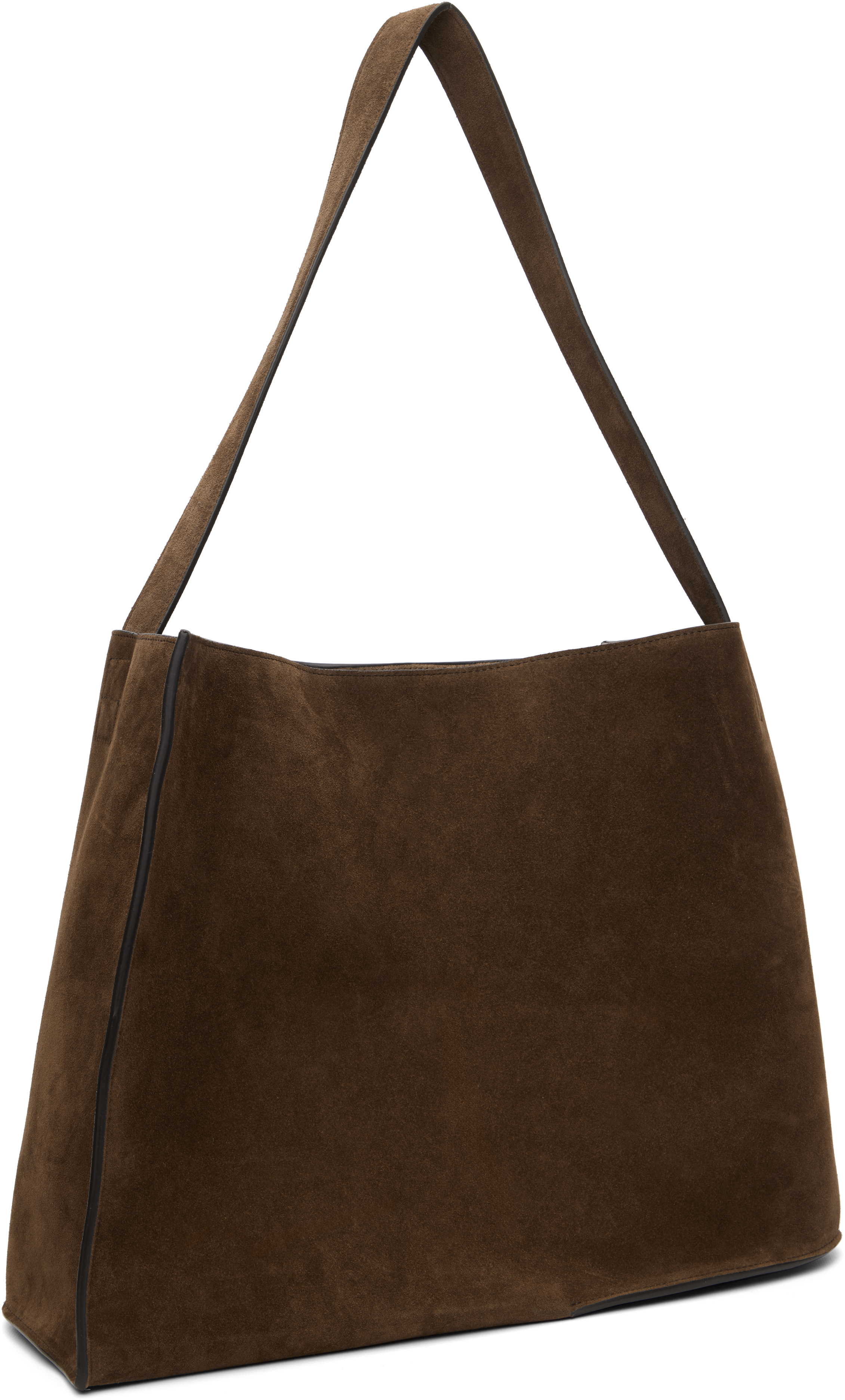 Studio Nicholson Brown Doublet Suede Carryall Tote In Brown
