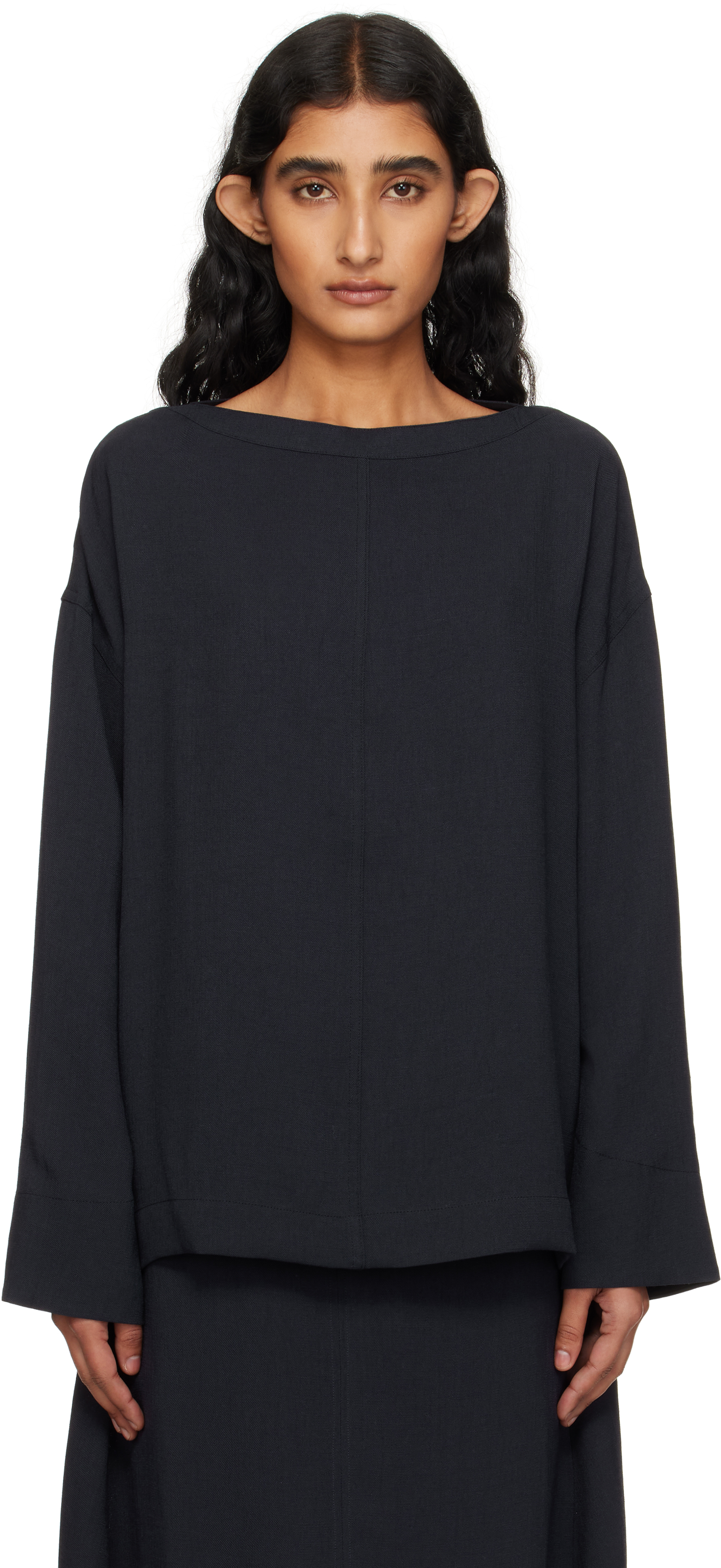 Navy Lory Blouse