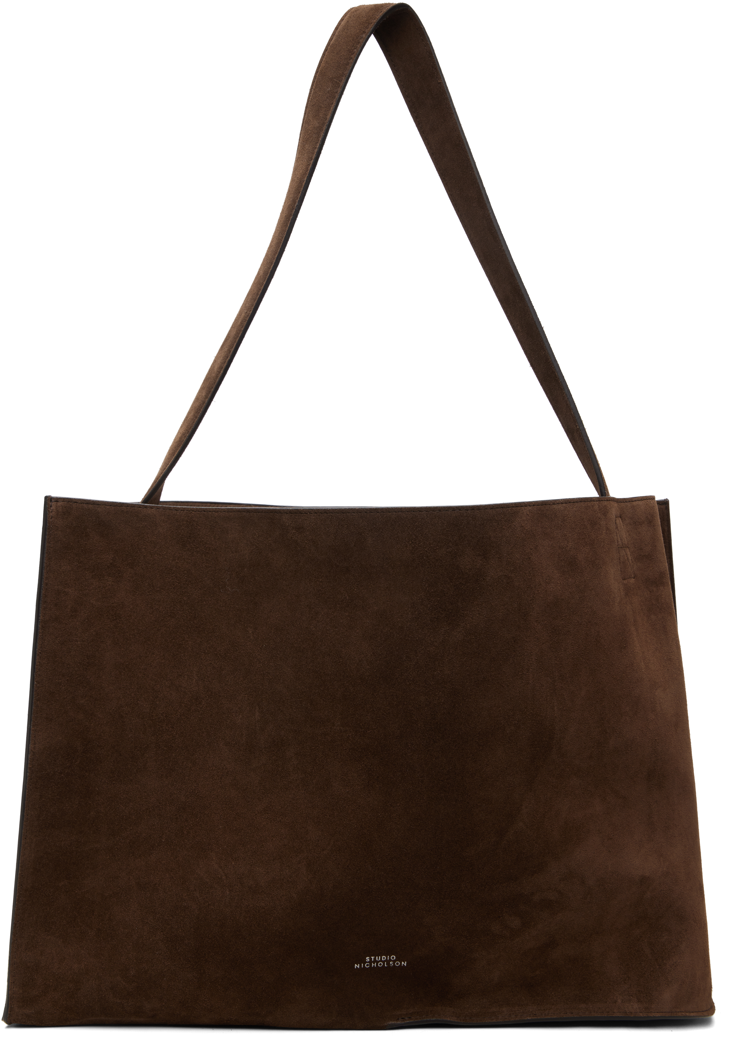 Studio Nicholson Brown Doublet Suede Tote