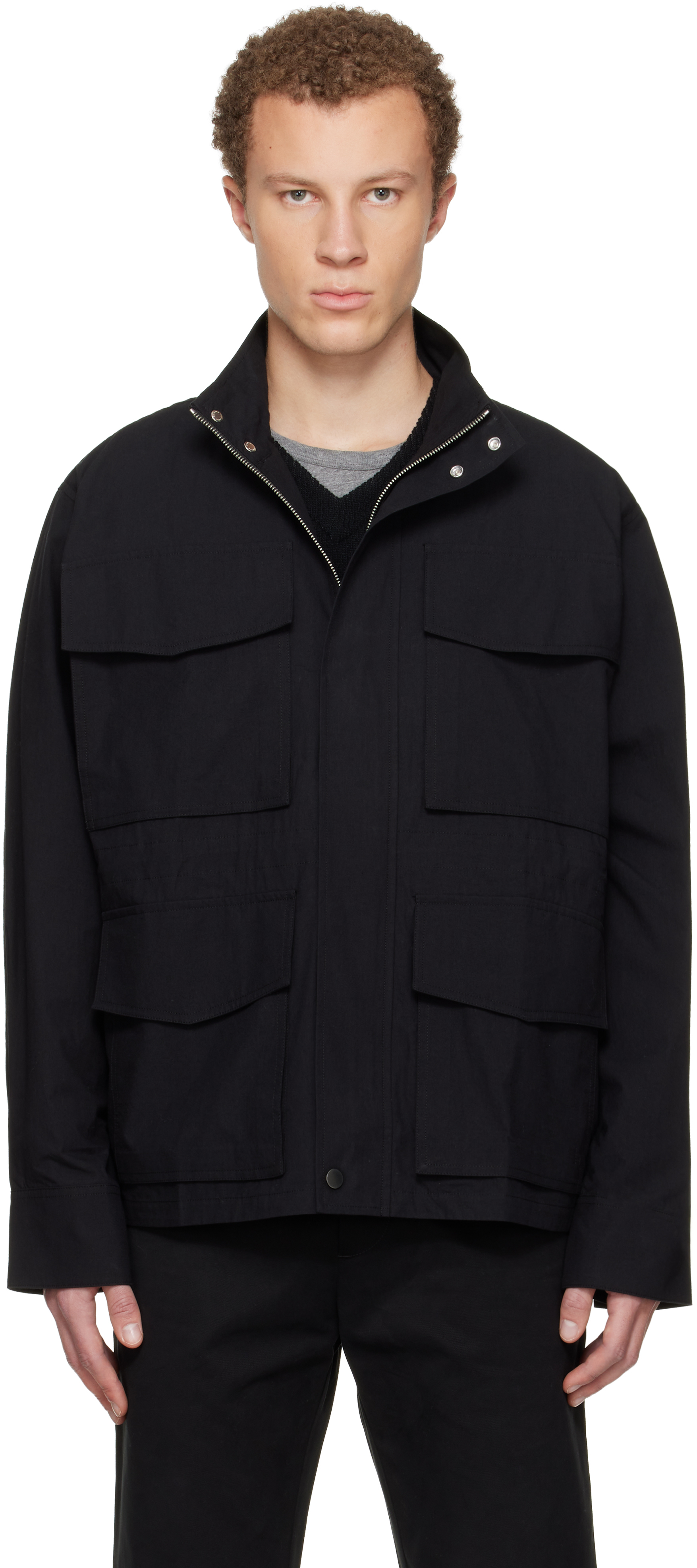 Studio Nicholson Black Vista Jacket