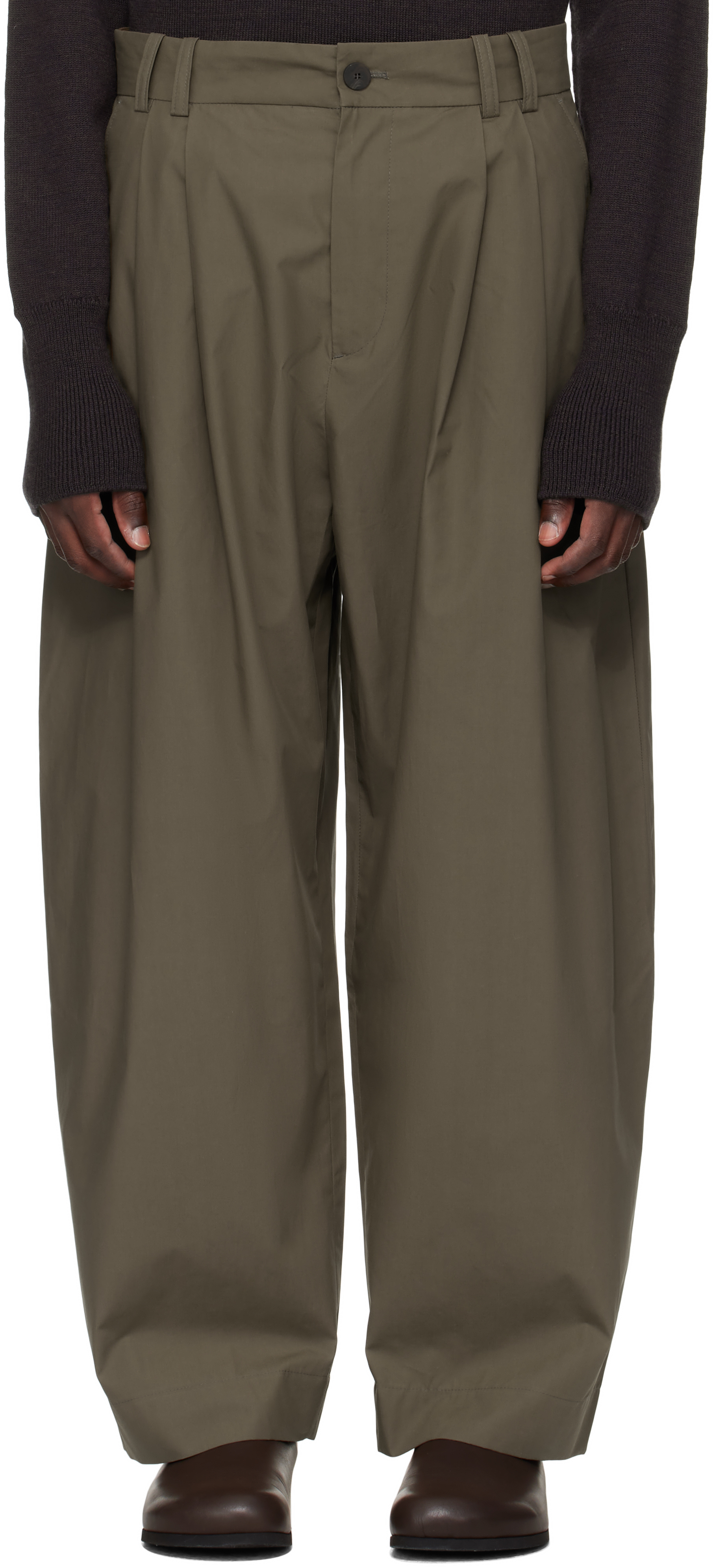 Khaki Yale Trousers
