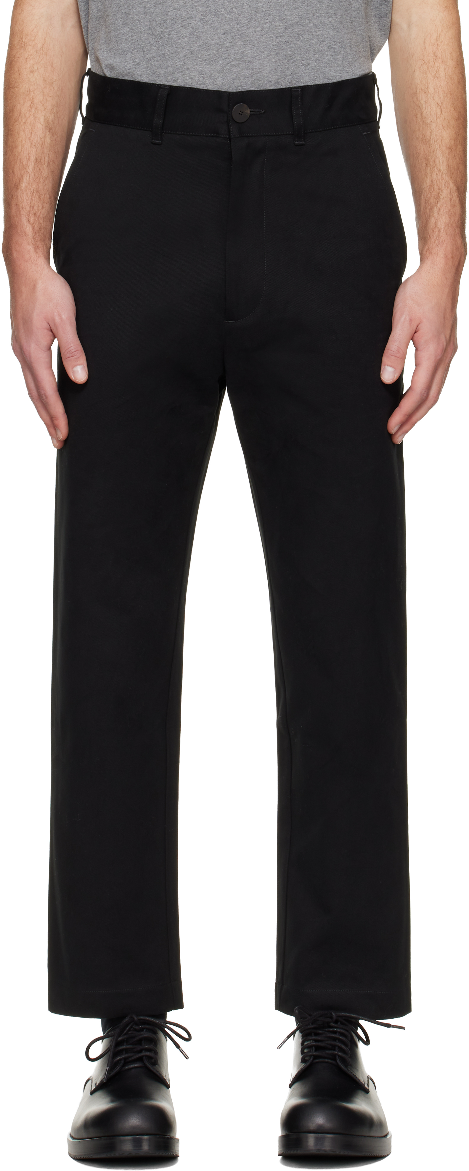 Studio Nicholson Black Bill Trousers