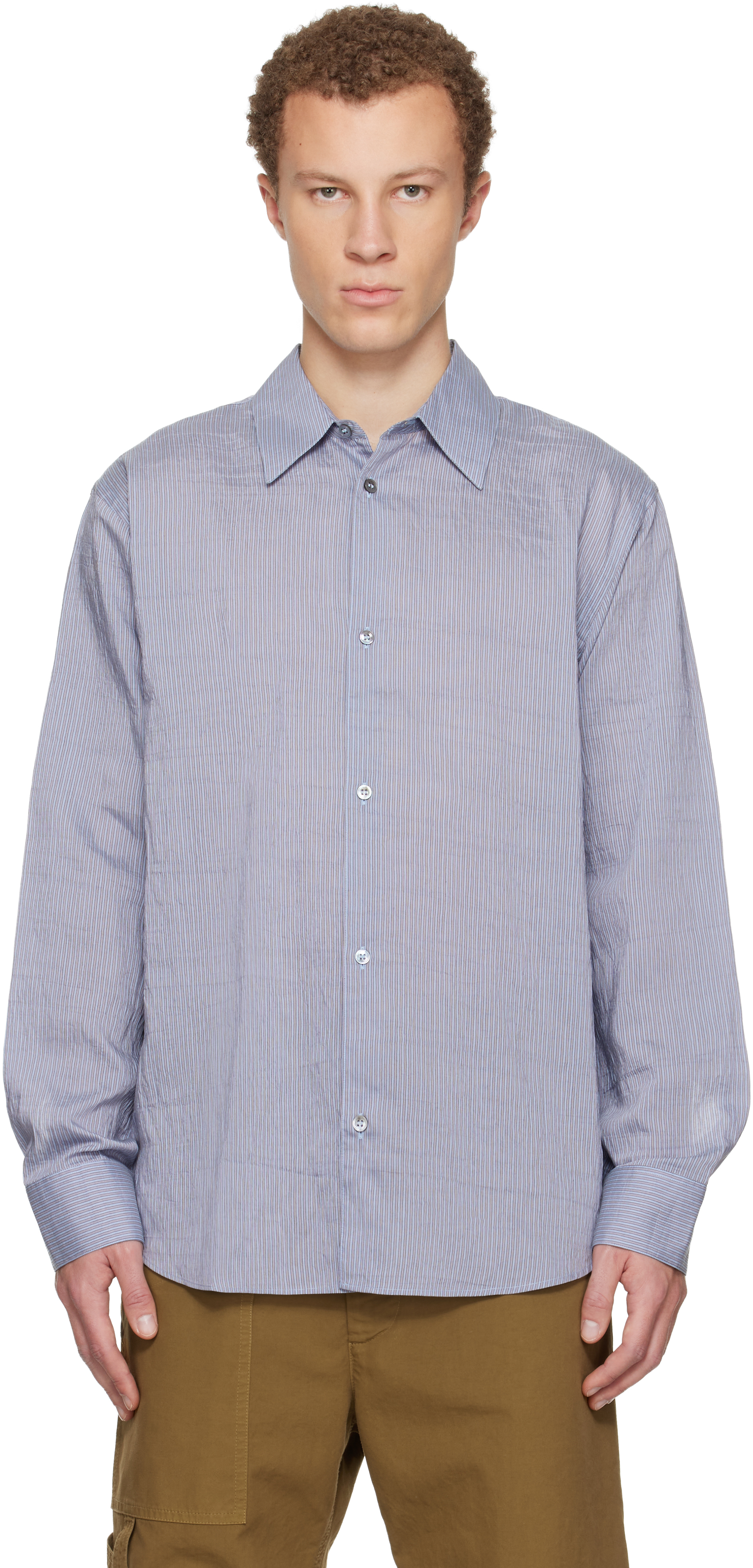 Studio Nicholson Blue View Shirt