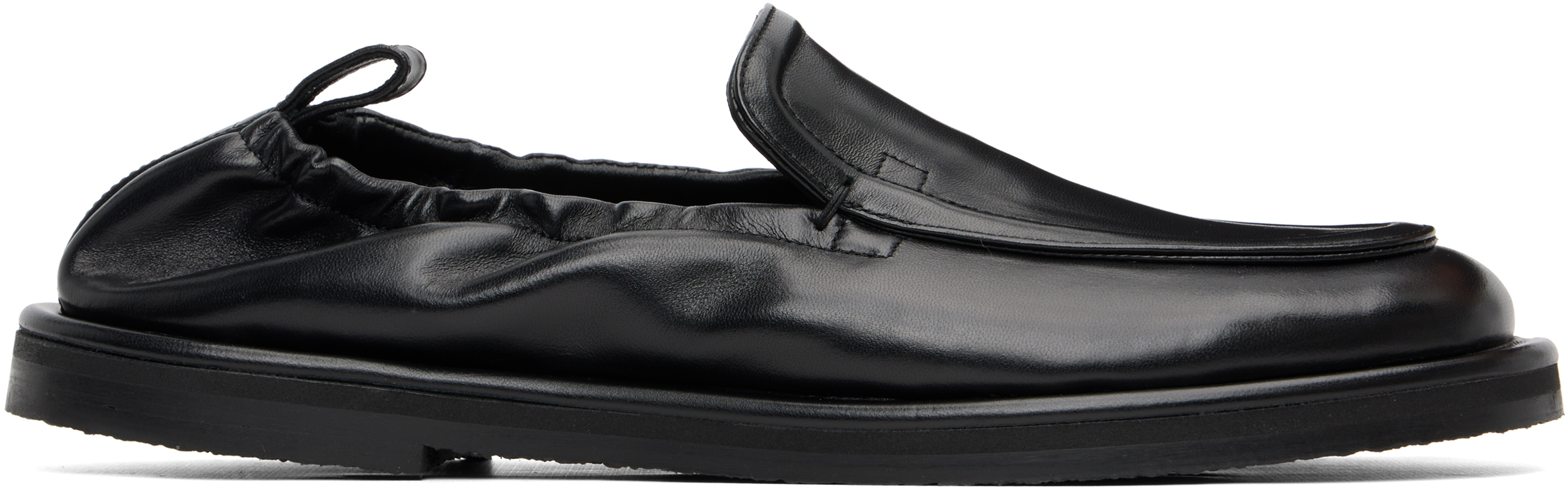Black Donovan Loafers by Studio Nicholson on Sale