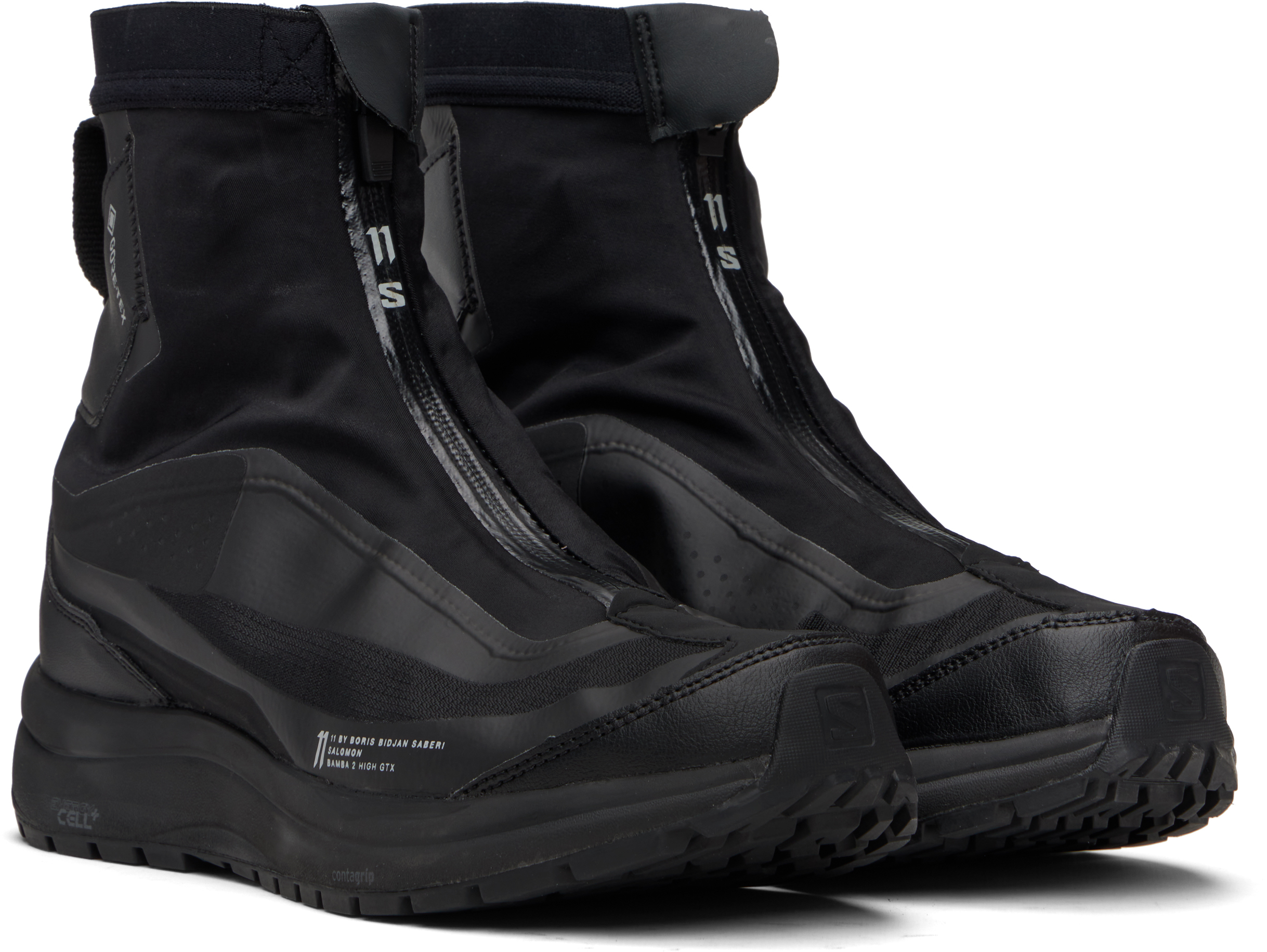 11 By Boris Bidjan Saberi ブラック Salomonエディション Bamba 2 High Gtx V2 スニーカー