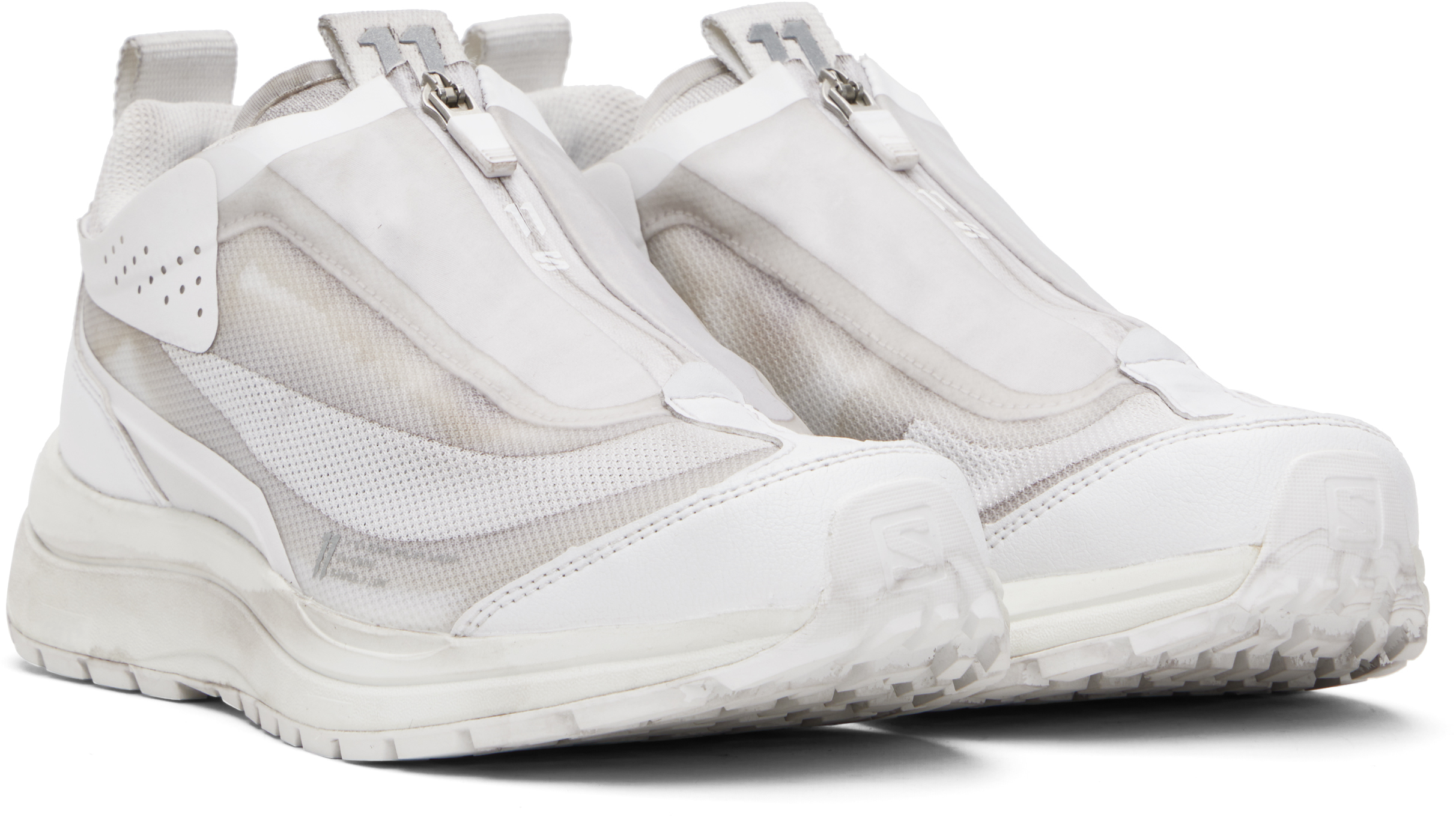 11 By Boris Bidjan Saberi グレー Salomonエディション Bamba 2 Low V2 スニーカー In Gray