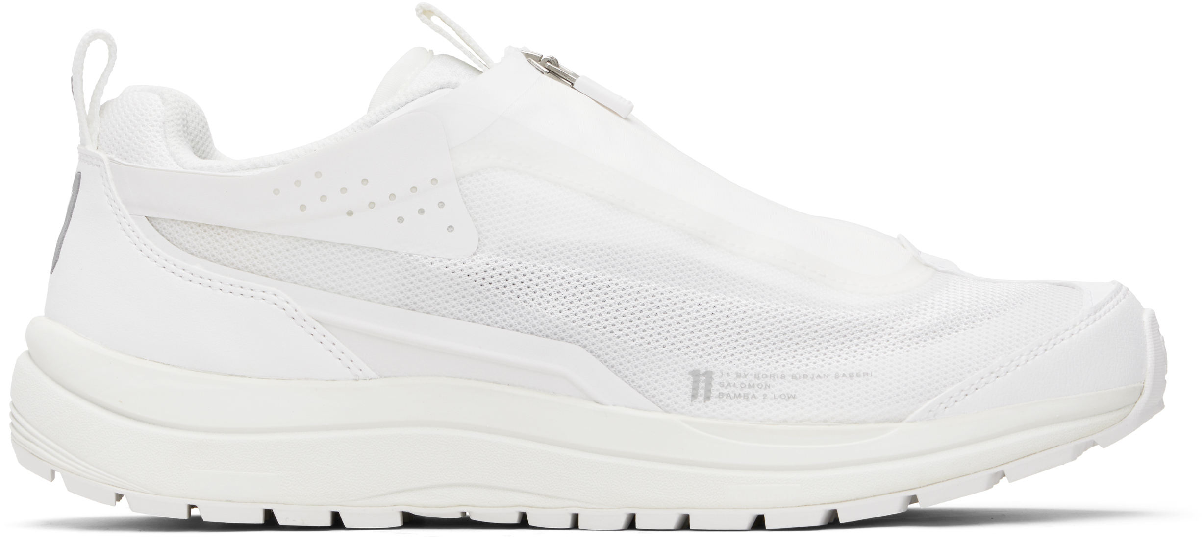 11 By Boris Bidjan Saberi White Salomon Edition Bamba 2 Low V2 Sneakers