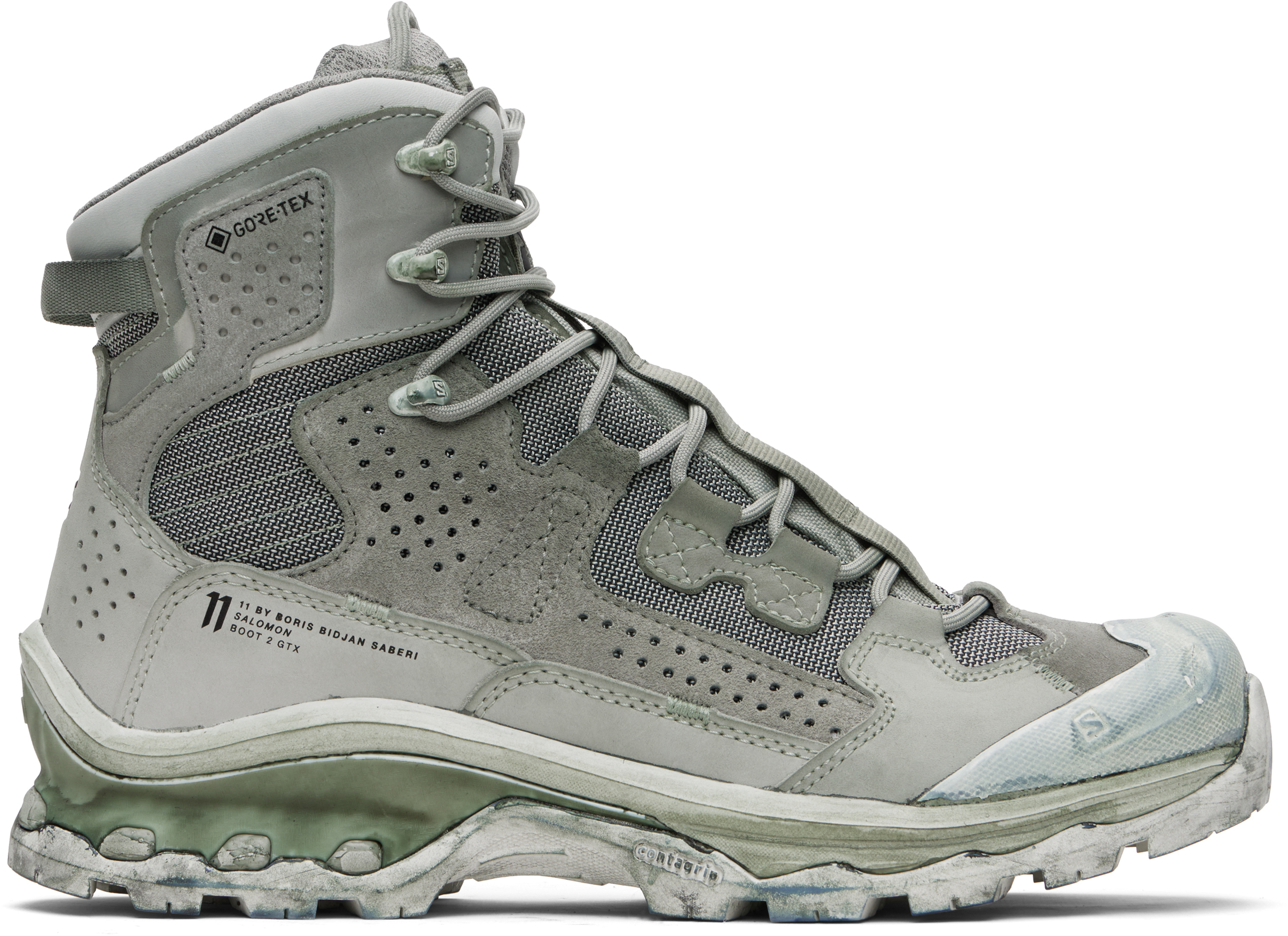 11 By Boris Bidjan Saberi Green Salomon Edition 2 Gtx Boots