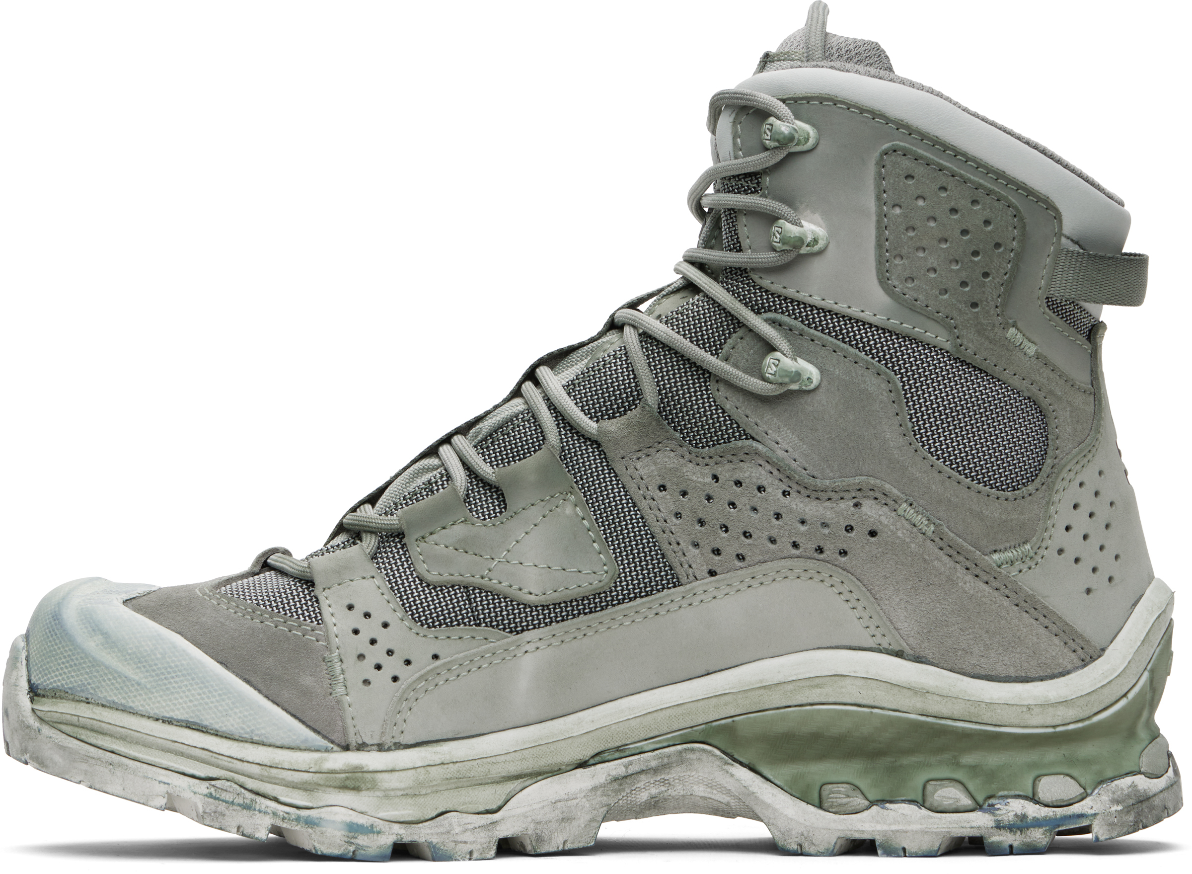 11 By Boris Bidjan Saberi Green Salomon Edition 2 Gtx Boots In Multi