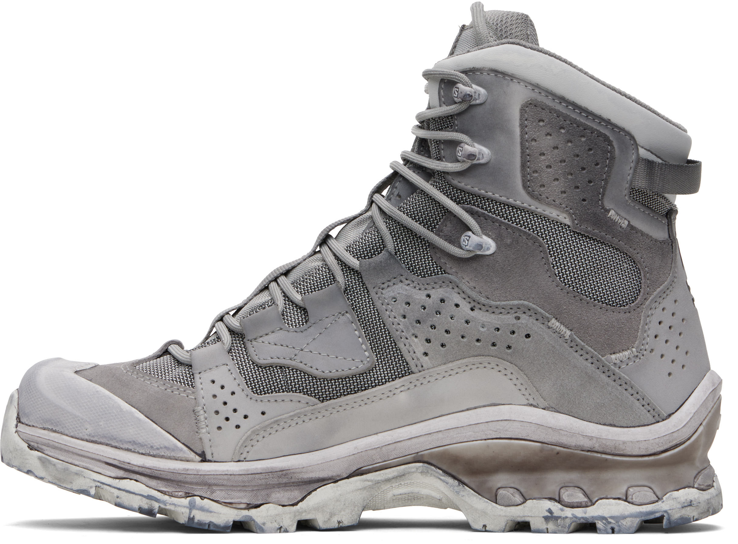 11 By Boris Bidjan Saberi グレー Salomonエディション 2 Gtx ブーツ In Gray