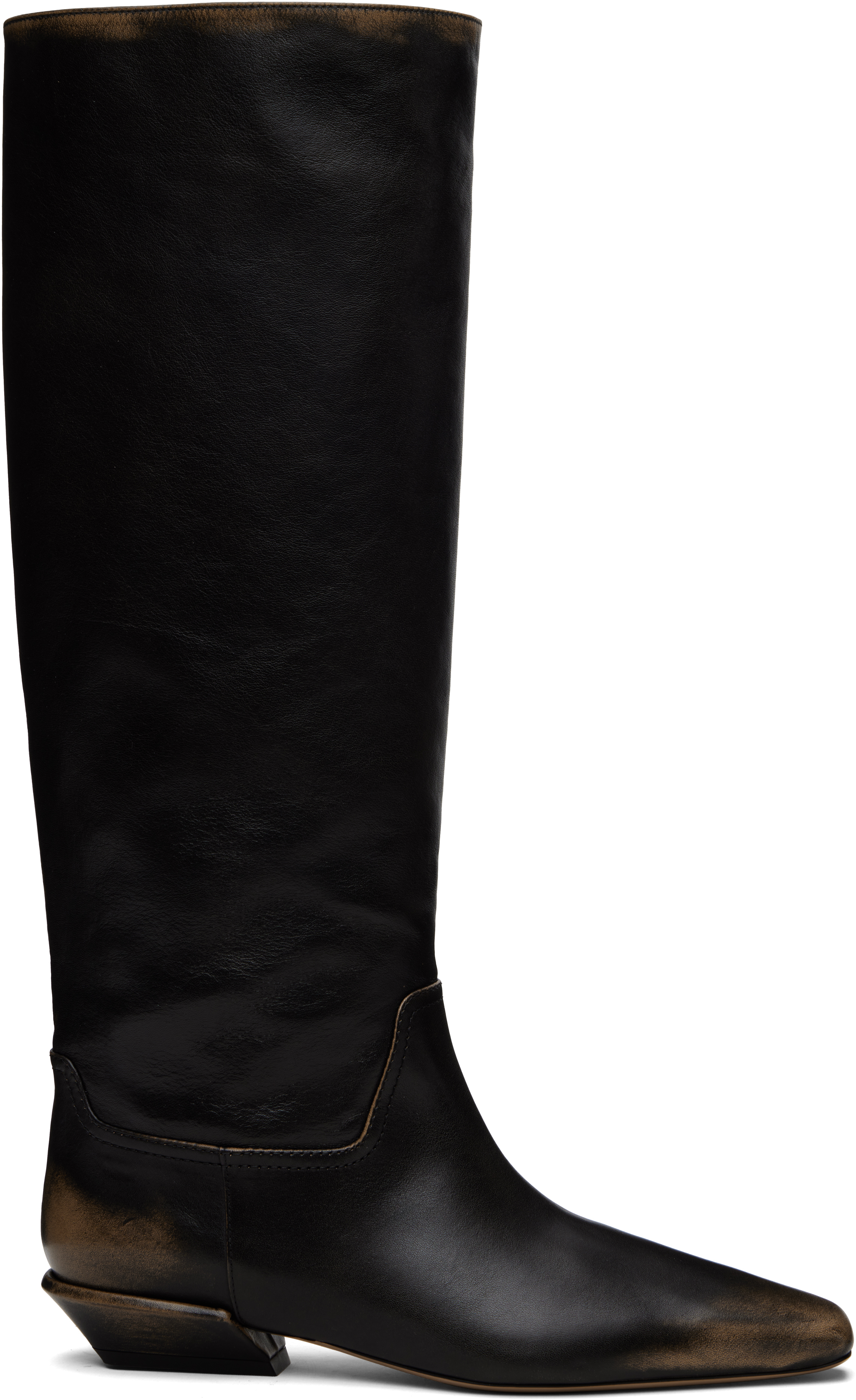Paris Texas Black Bettina 25 Tall Boots In Black
