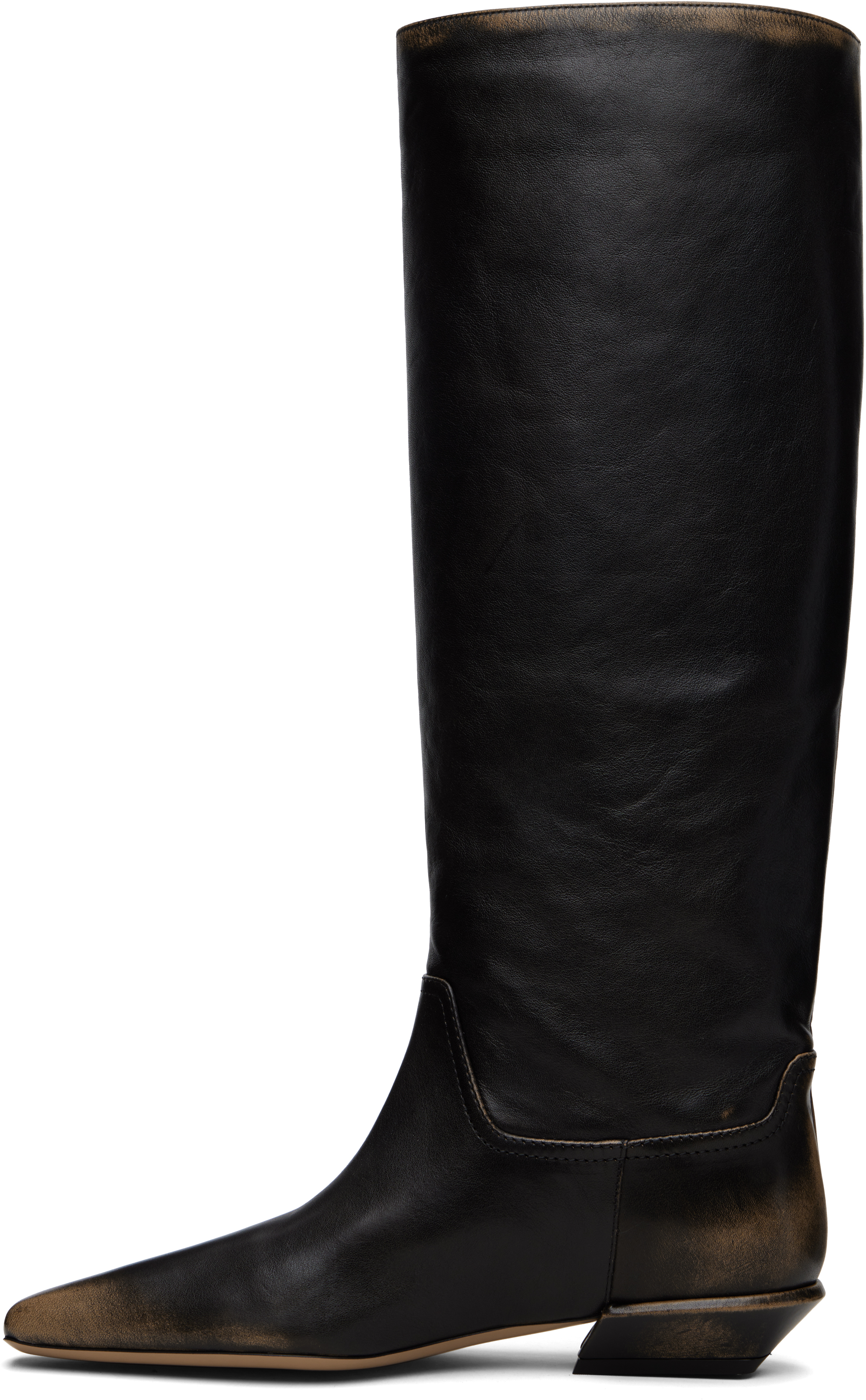 Paris Texas Black Bettina 25 Tall Boots In Black