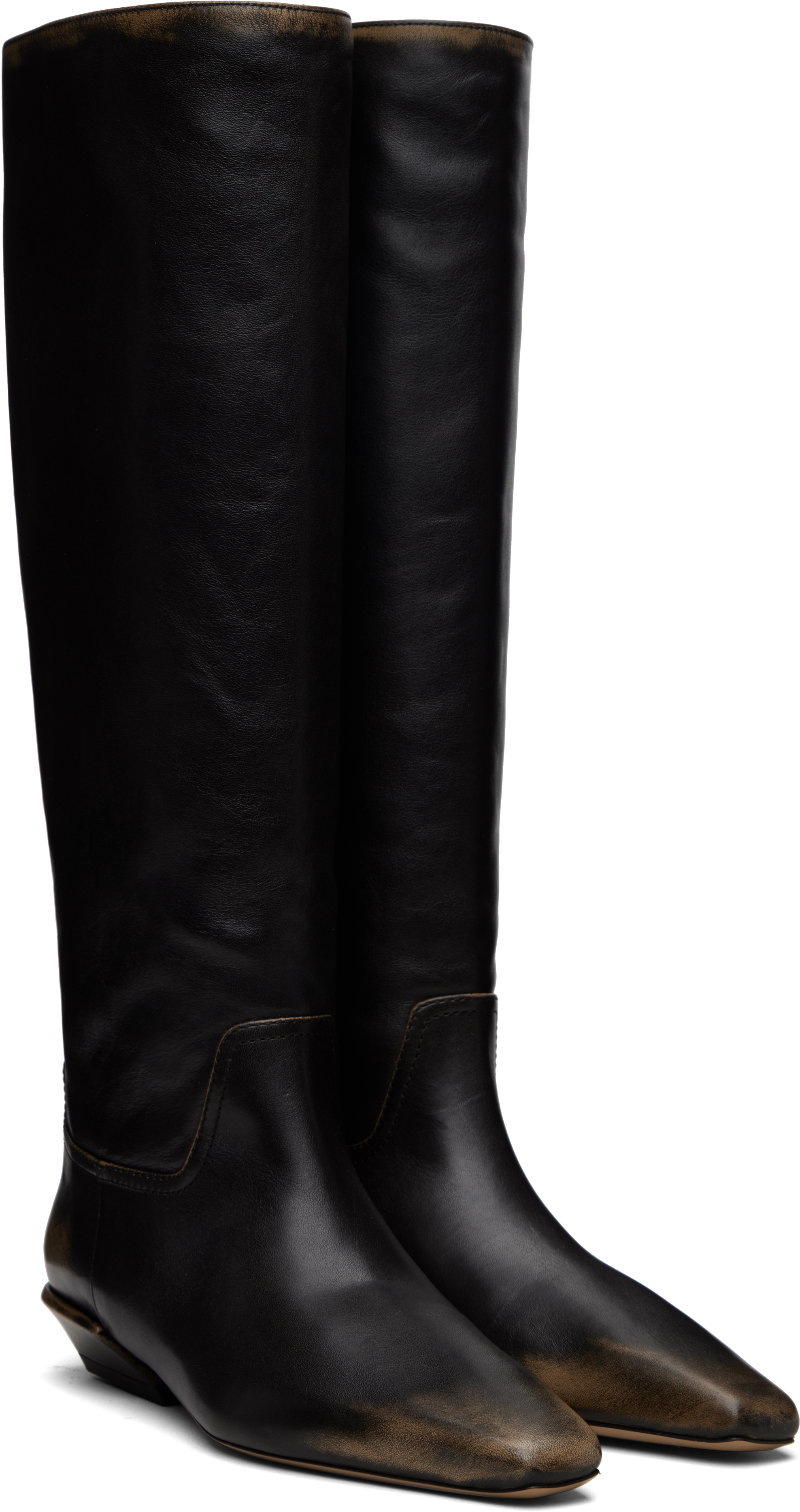 Paris Texas Black Bettina 25 Tall Boots In Black
