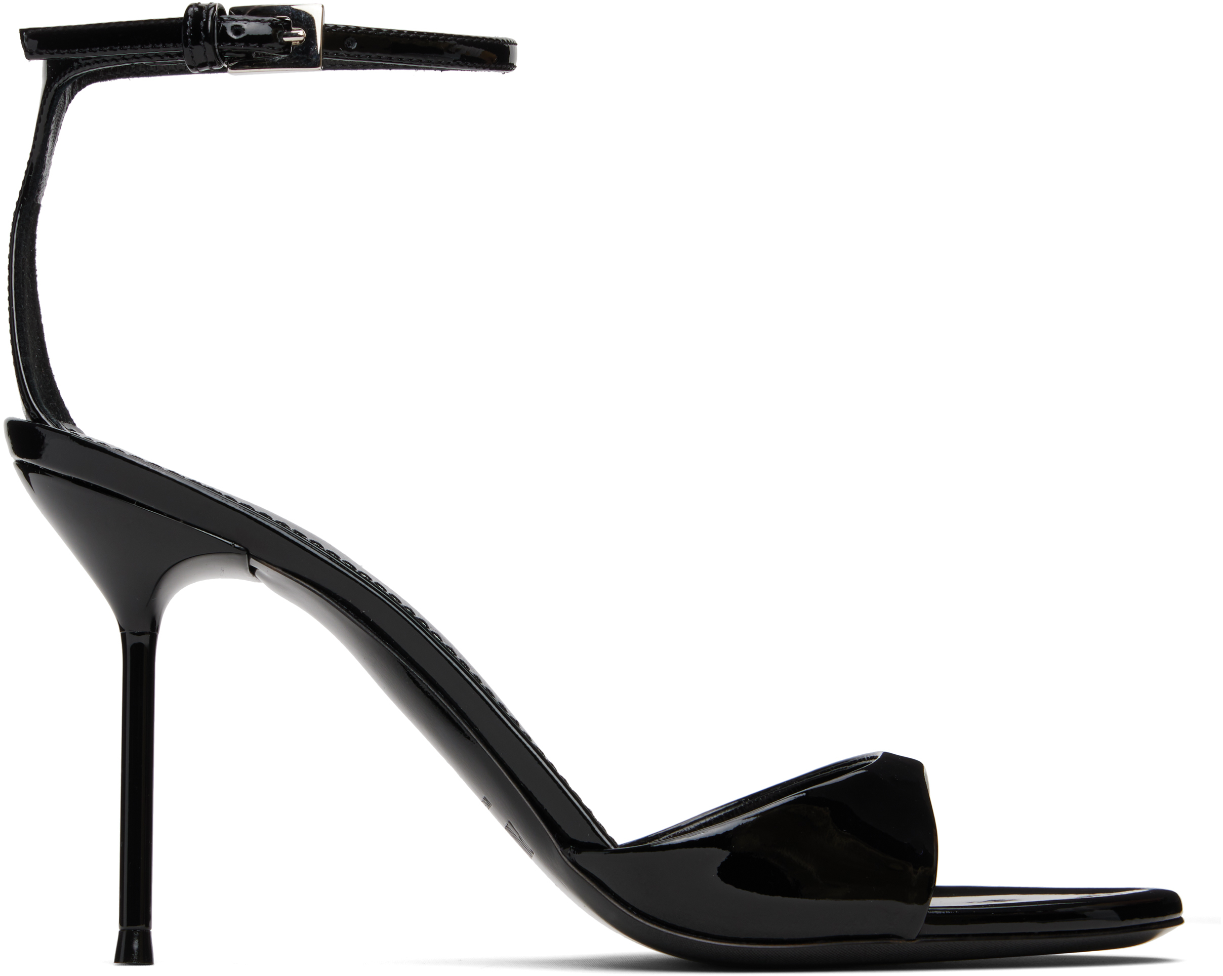 Black Lidia 90 Heeled Sandals