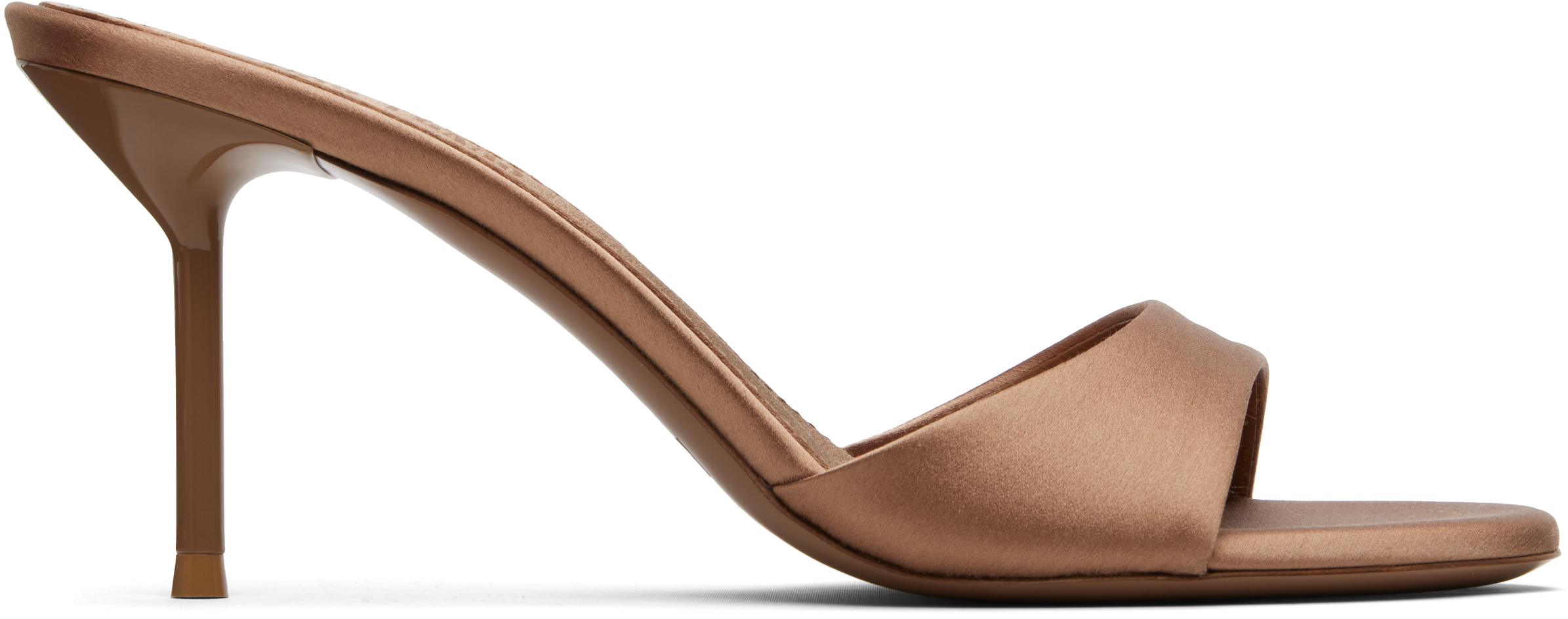 Paris Texas Tan Lidia Mule 70 Heeled Sandals In Brown