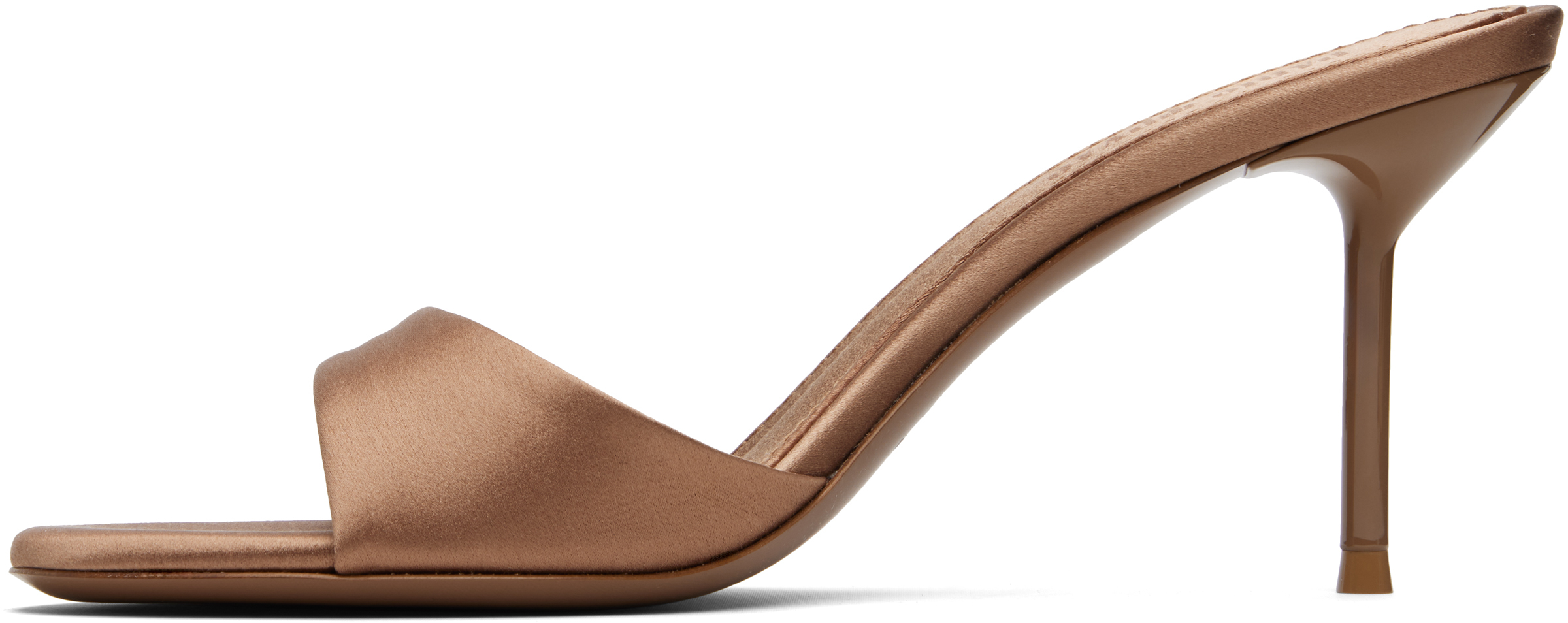 Paris Texas Tan Lidia Mule 70 Heeled Sandals In Brown