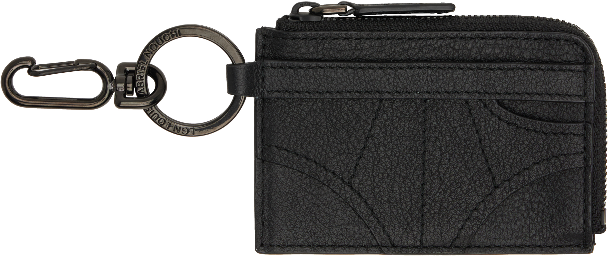 Lgn Louis Gabriel Nouchi Black Brief Card Holder In Black