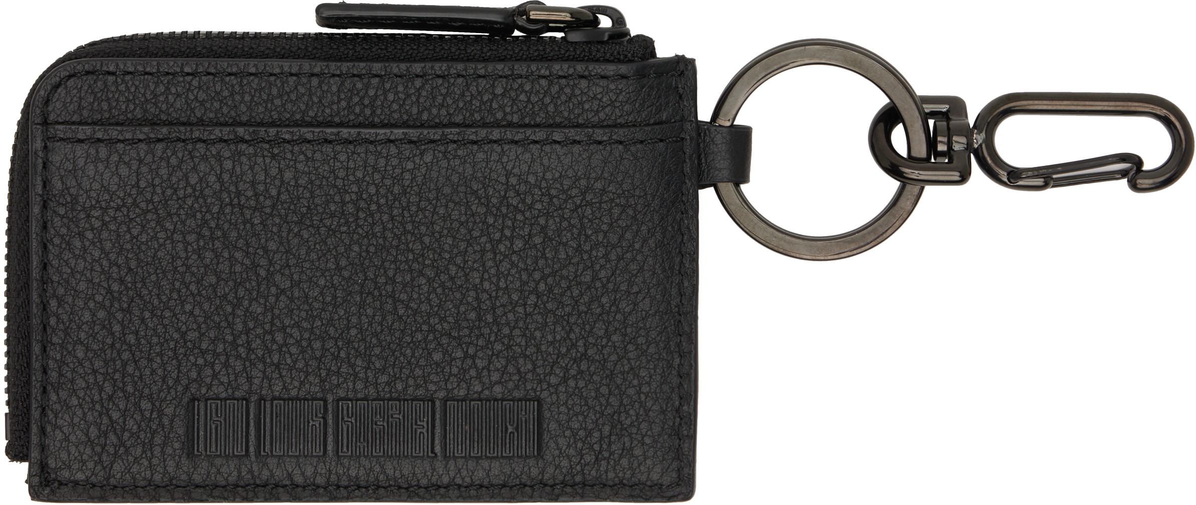 Lgn Louis Gabriel Nouchi Black Brief Card Holder In Black