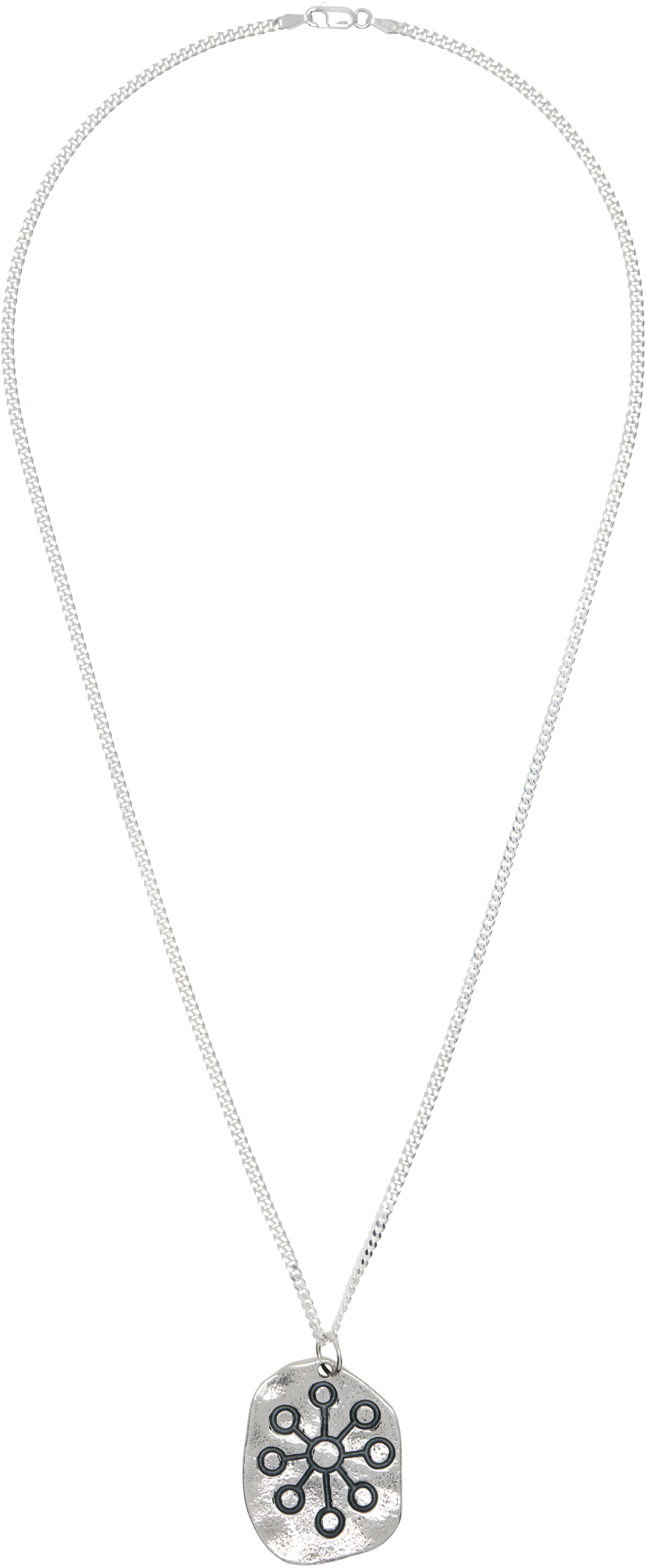 Pearls Before Swine Oaken Pendant Necklace In Silver