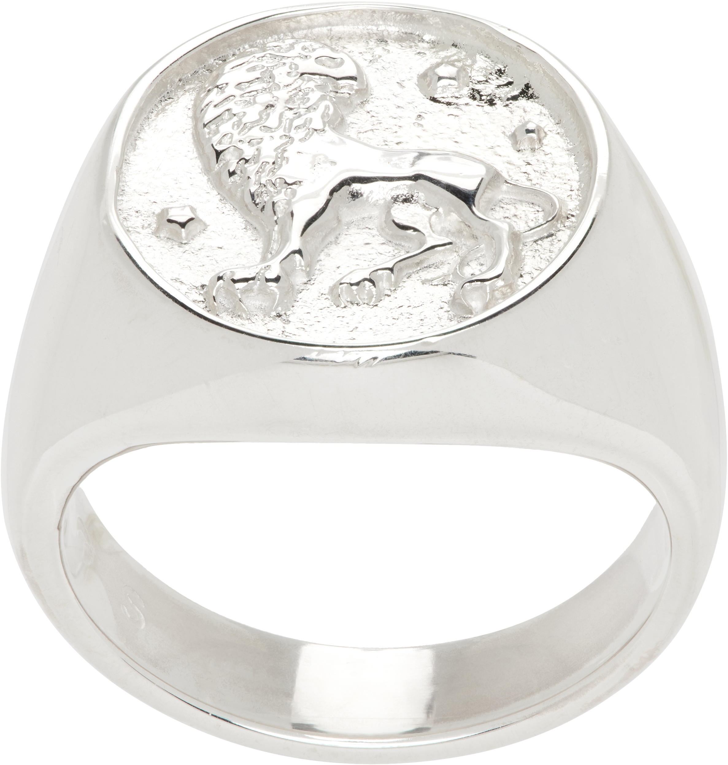 Pearls Before Swine Galdr Signet Ring In Silver