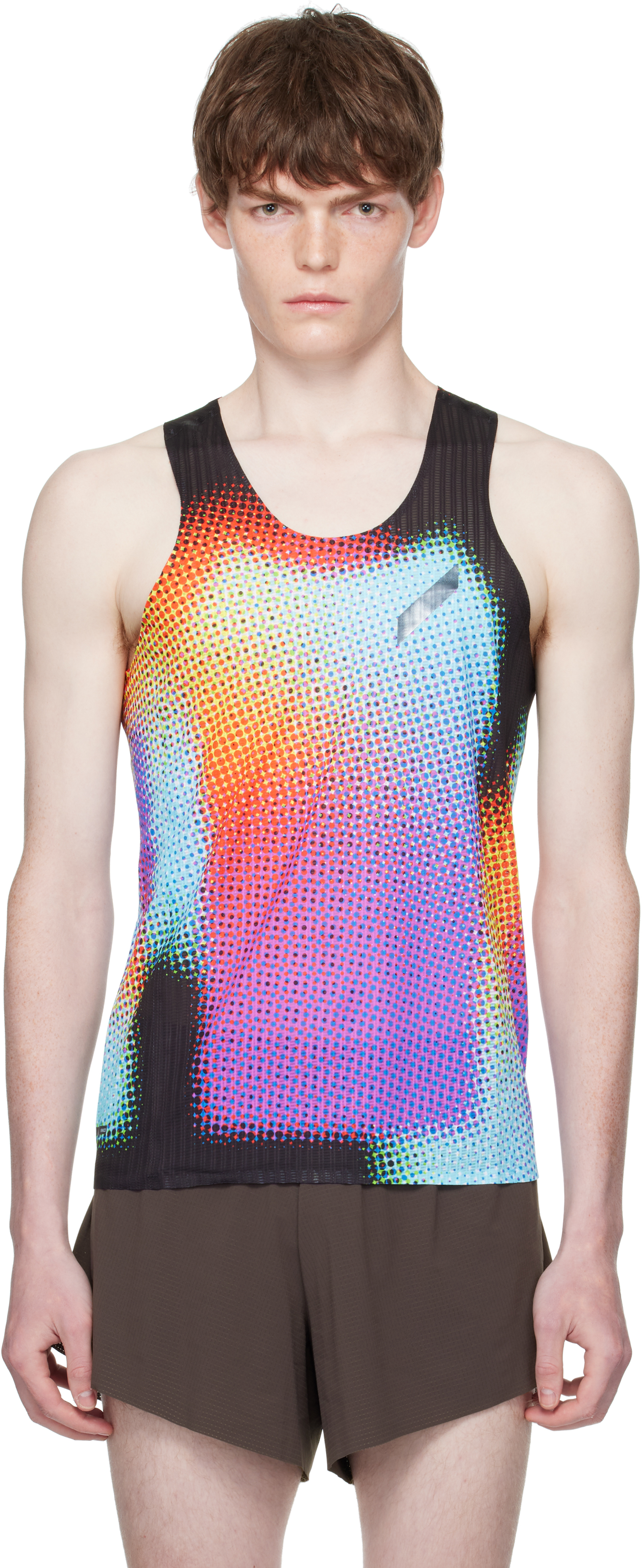 Multicolor Lightweight SPACE3D Race Tank Top