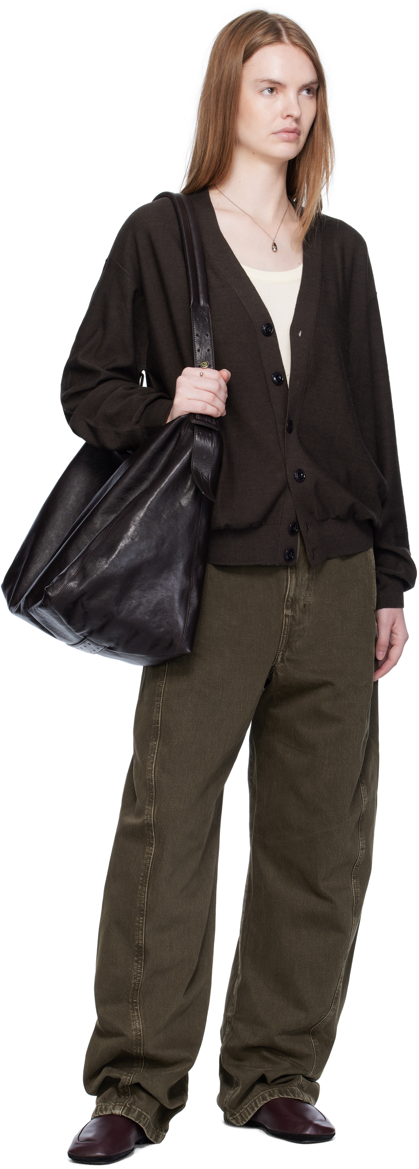 Lemaire Cat Eye Rattle Ring In Silver