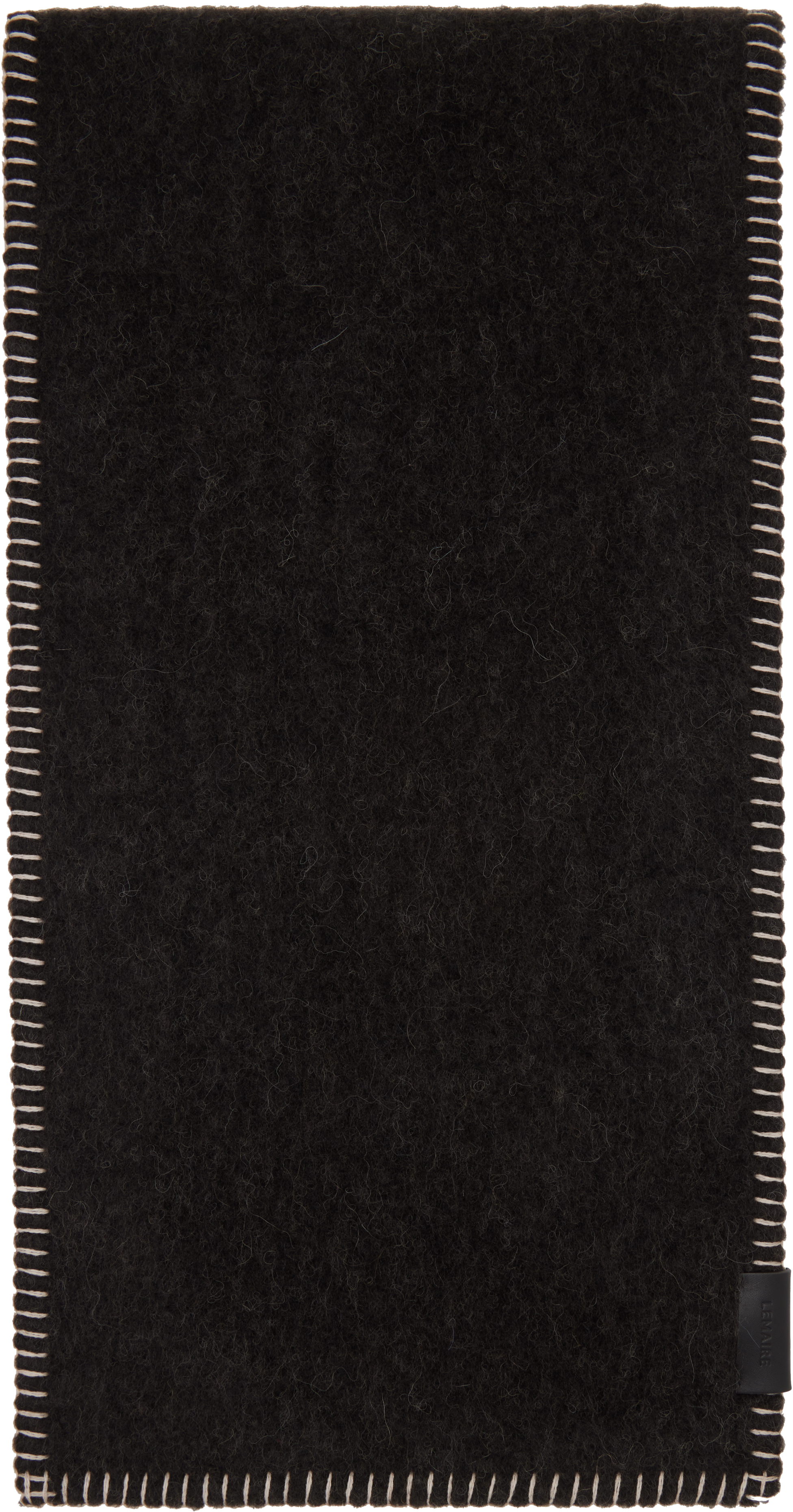 小物 lemaire cocote scarf Seal brown LEMAIRE: Brown Cocotte Fluffy Scarf | SSENSE