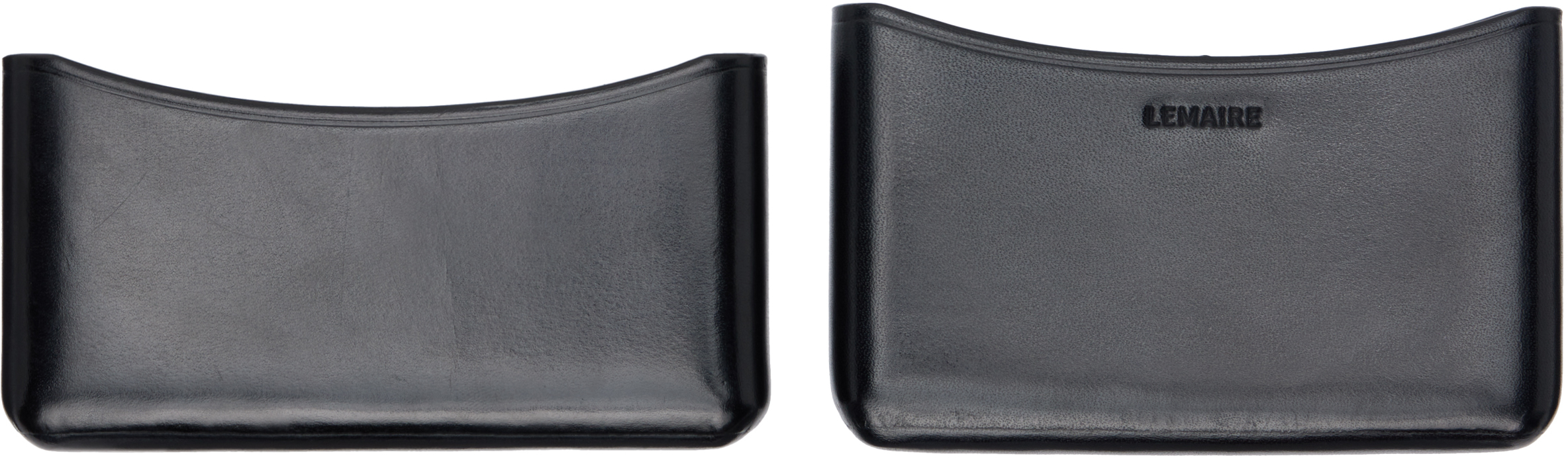 Lemaire Black Molded Card Holder In Black